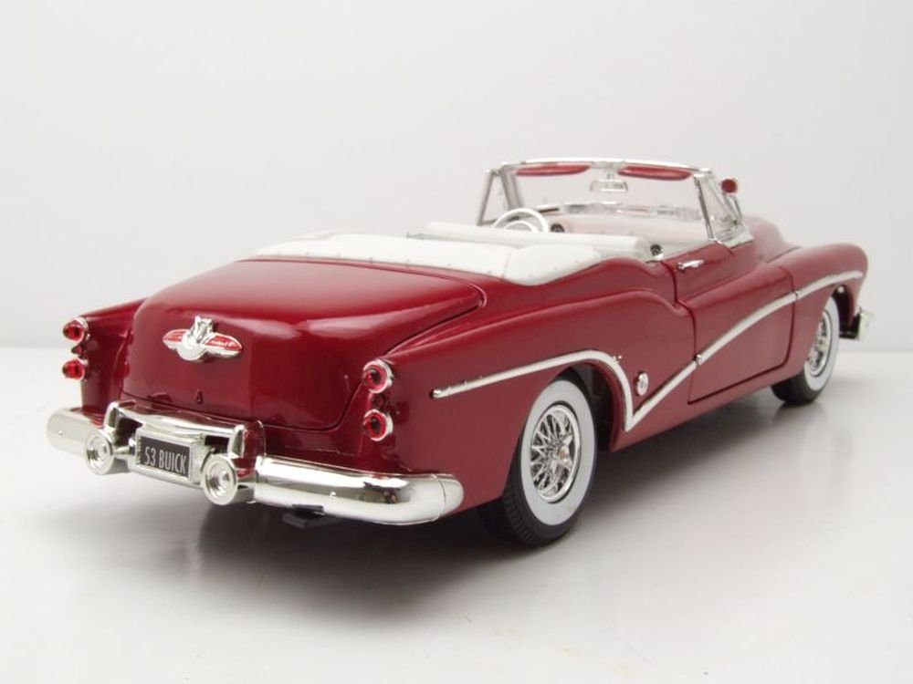 Motormax Modellauto Buick Skylark Convertible 1953 rot, Maßstab 1:18
