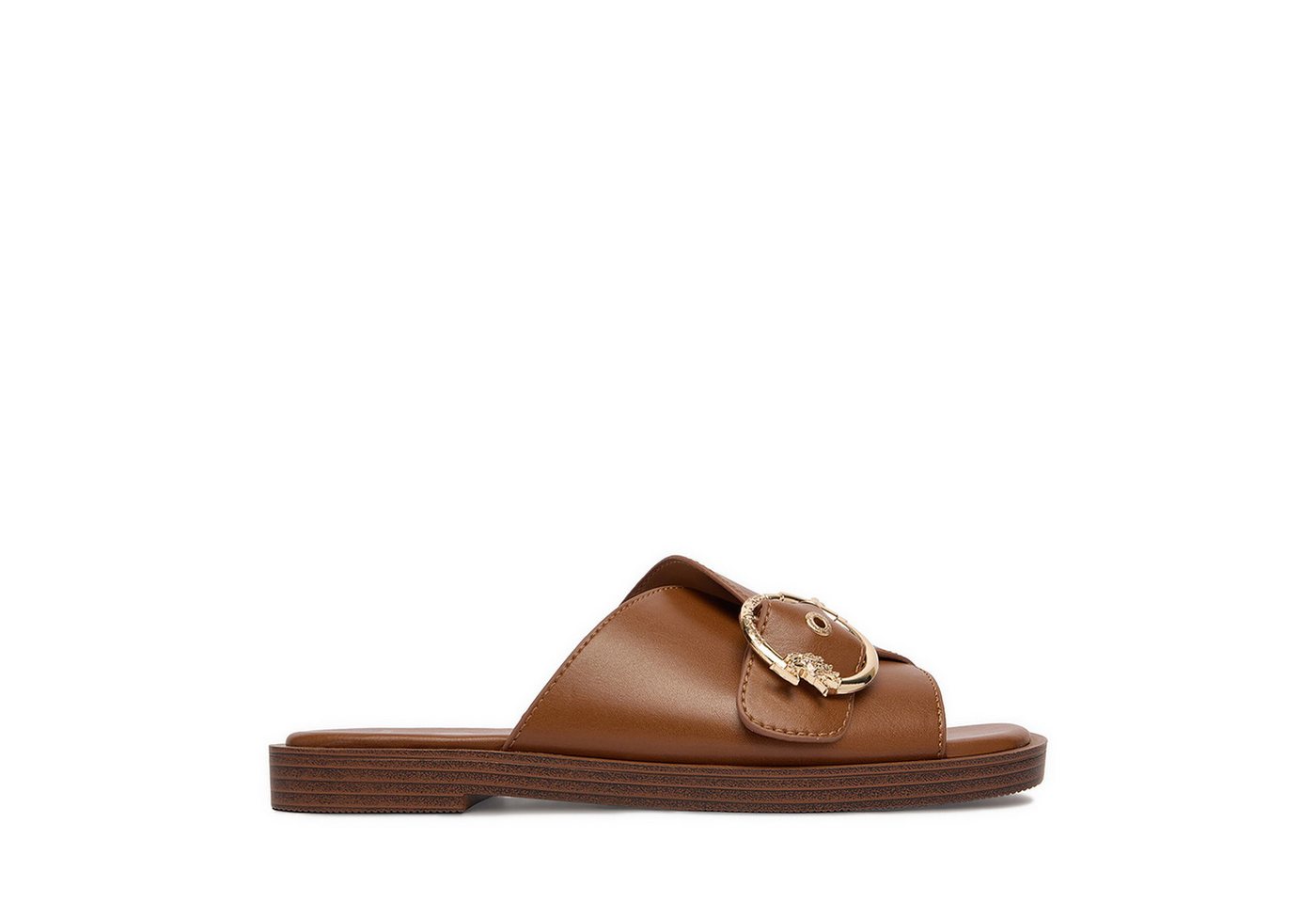 U.S. Polo Assn. US Polo Assn Damen-Flip-Flops, braun Badepantolette