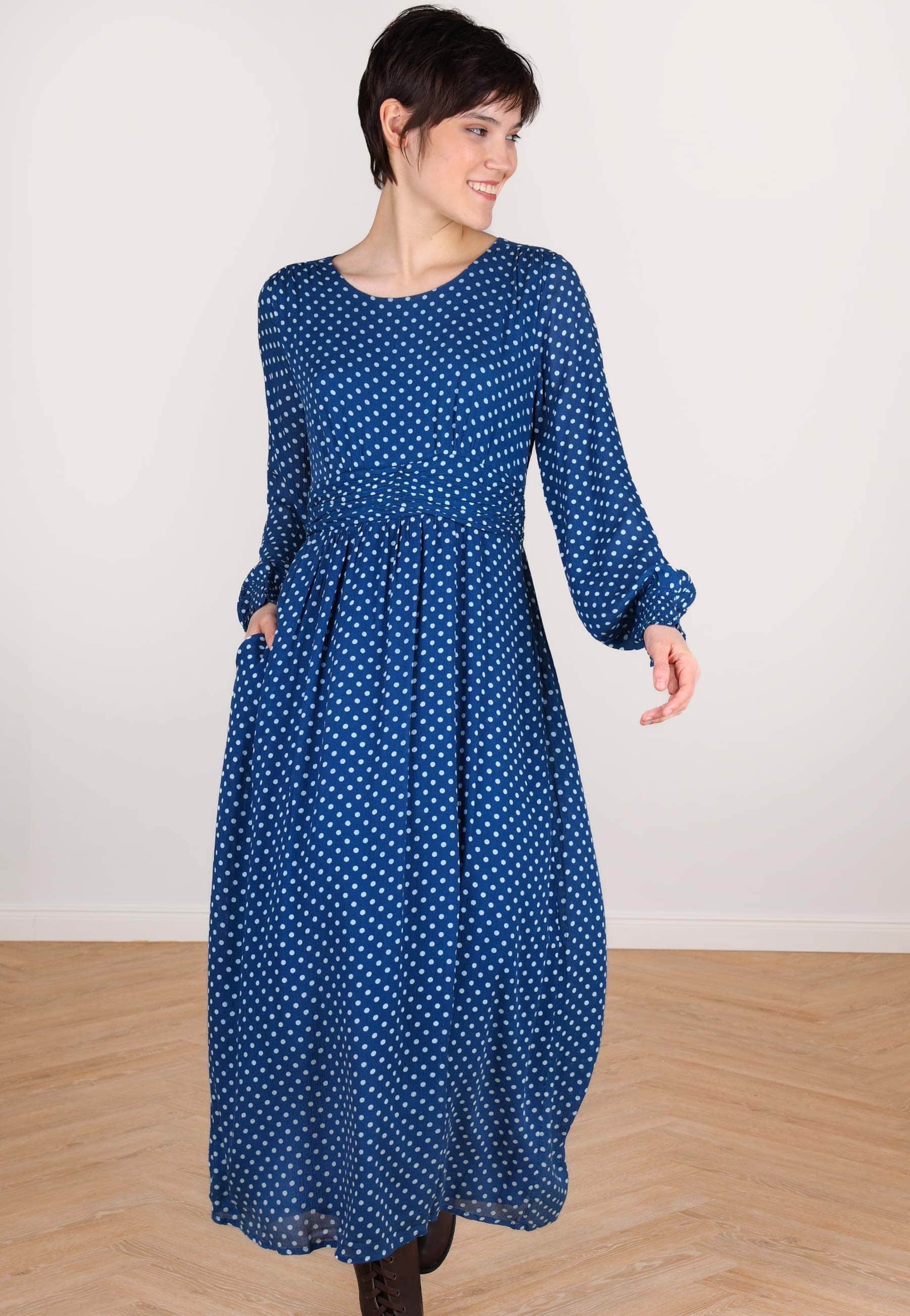 Lykka du Nord Sommerkleid Annelina Taillenraffung
