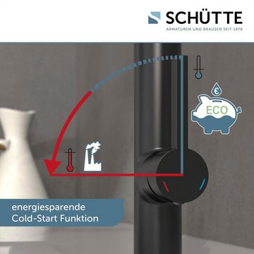 Schütte Spültischarmatur MIAMI energiesparende Cold-Start-Funkt., 360° schwenkbar, 2-fach verstellbar