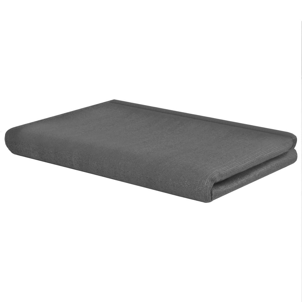 vidaXL Outdoorteppich Zeltteppich 300 x 400 cm Anthrazit Wohnwagen Teppich Vorzelt Unterlage, Höhe: 400 mm