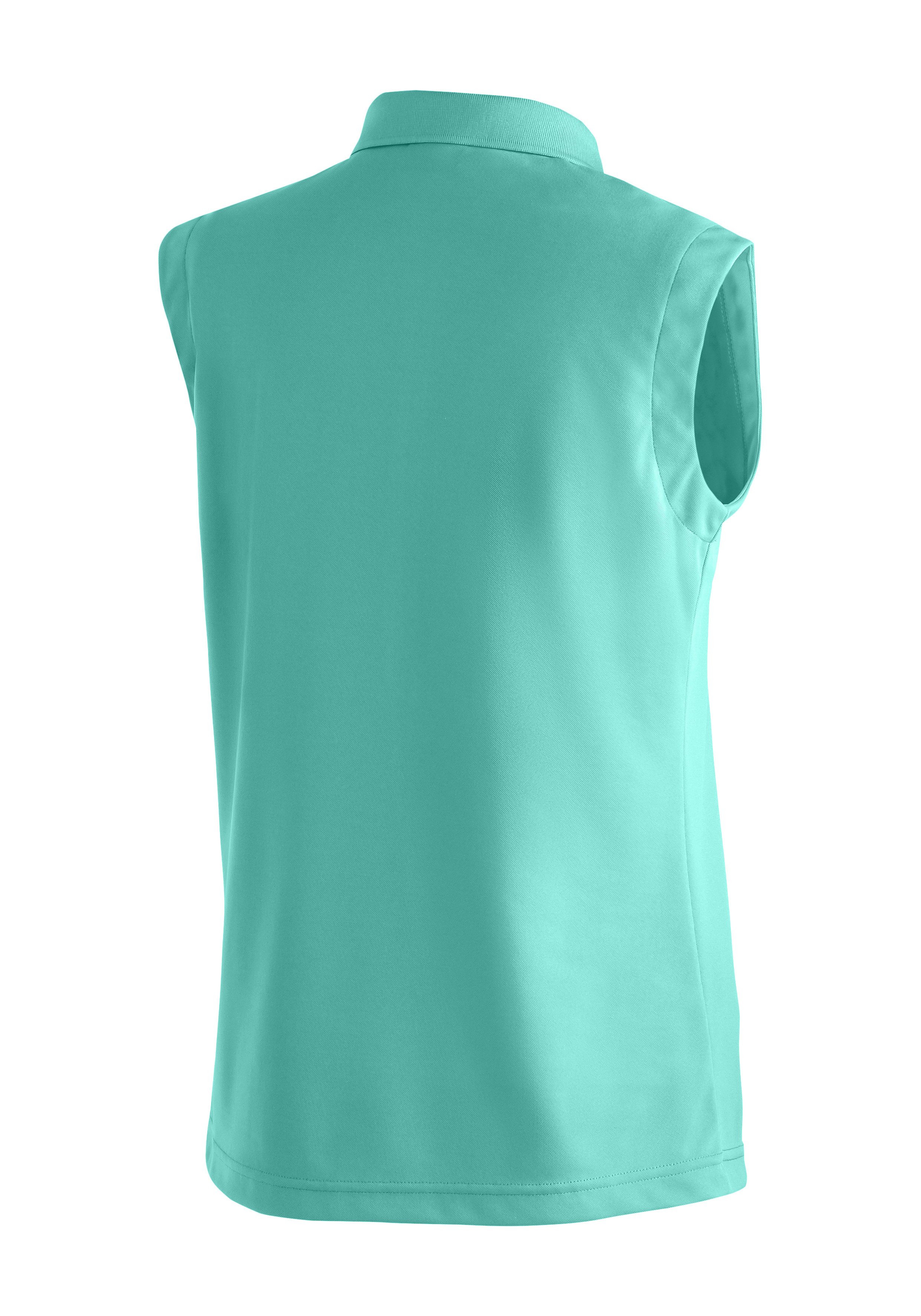 Maier Sports Poloshirt Ulrike sleeveless Damen Polo, leichtes Shirt, ärmelloses Funktionsshirt, Regular Fit