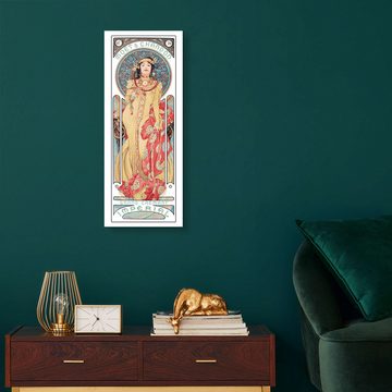Posterlounge Alu-Dibond-Druck Alfons Mucha, Moët & Chandon, Grand Crémant Imperial, Vintage Malerei
