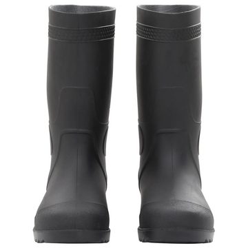 vidaXL Wathose Gummistiefel Schwarz Größe 38 PVC