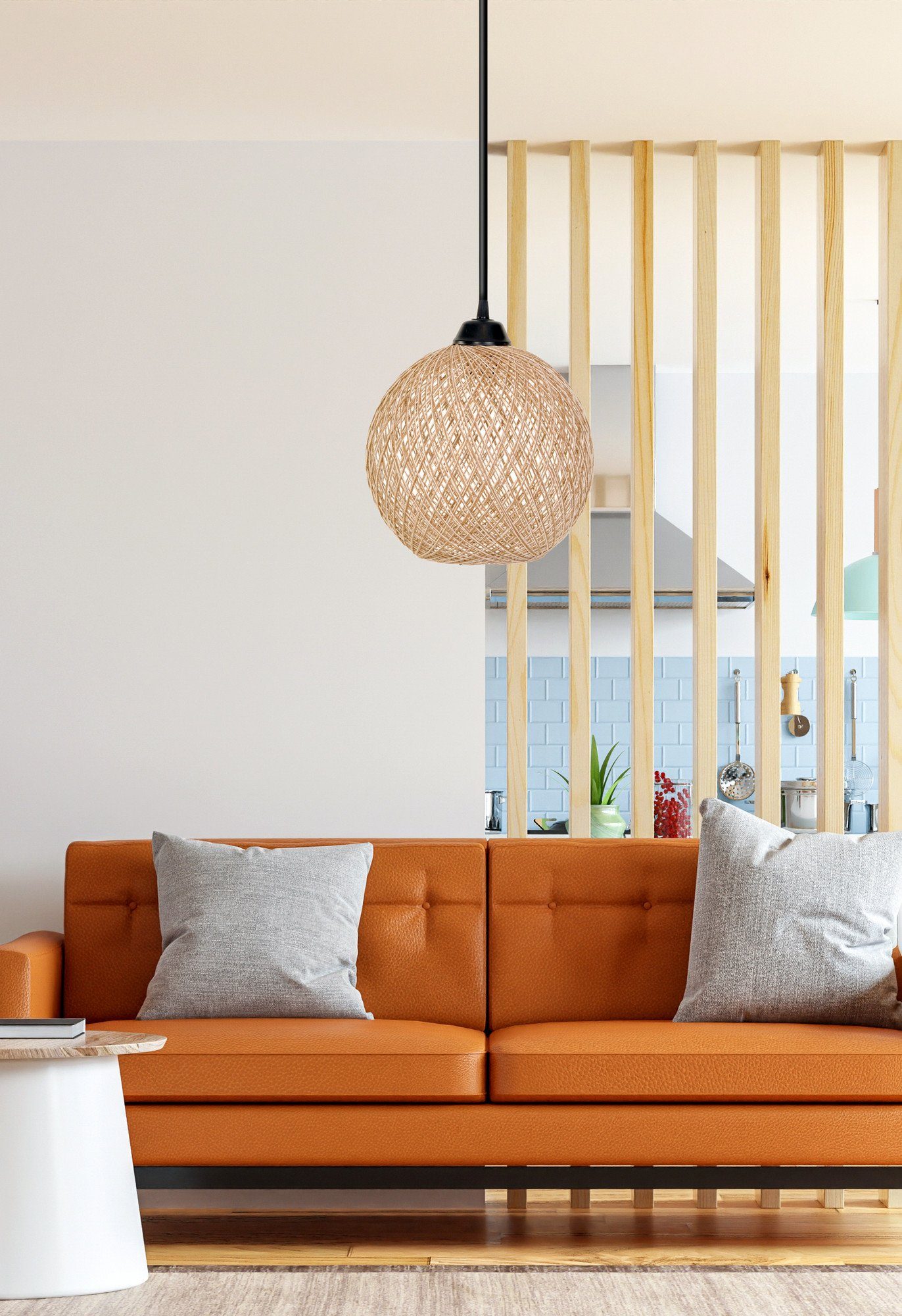 Opviq Kronleuchter Handmade Jute Chandelier, 55 günstig online kaufen