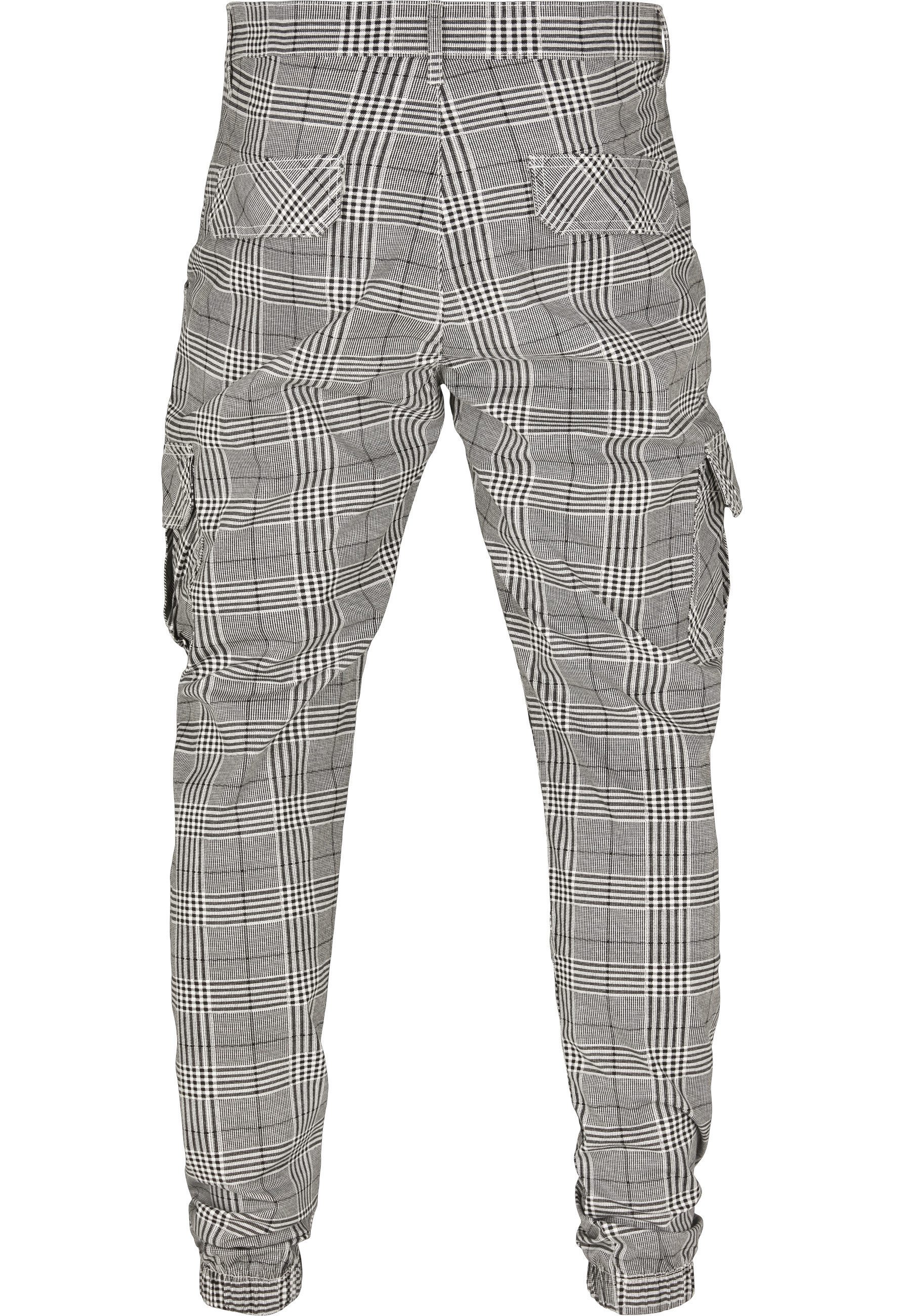 URBAN CLASSICS Cargohose Urban Classics Herren AOP Glencheck Cargo Jog Pants (1-tlg)