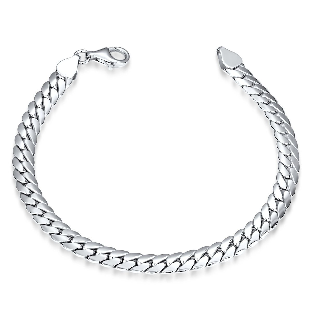 Materia Armband Herren Silber Panzerarmband 6mm günstig online kaufen