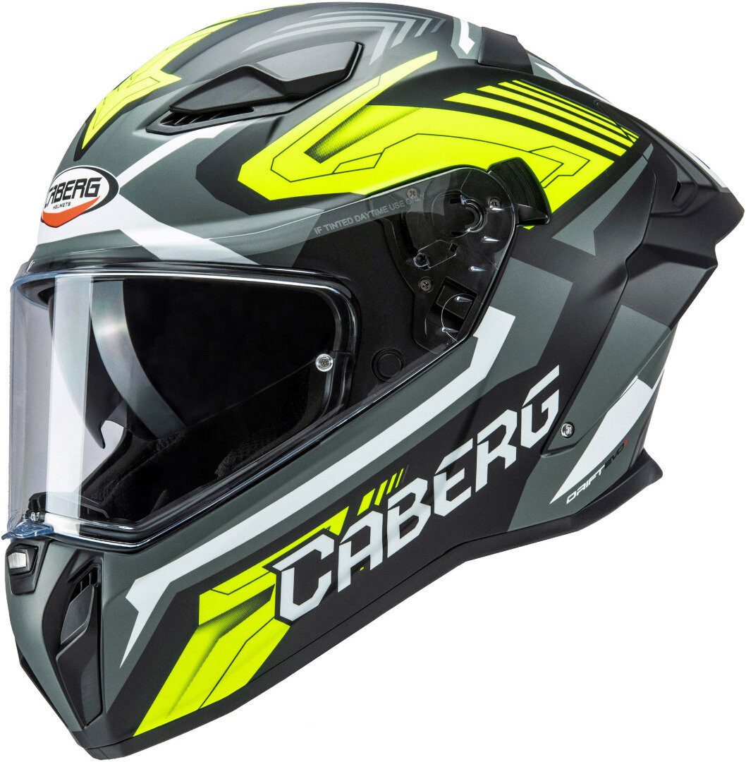 Caberg Motorradhelm Drift Evo II Jamara Helm, vorbereitet für Kommunikationssystem,Notfallsystem-Polsterung (EQ