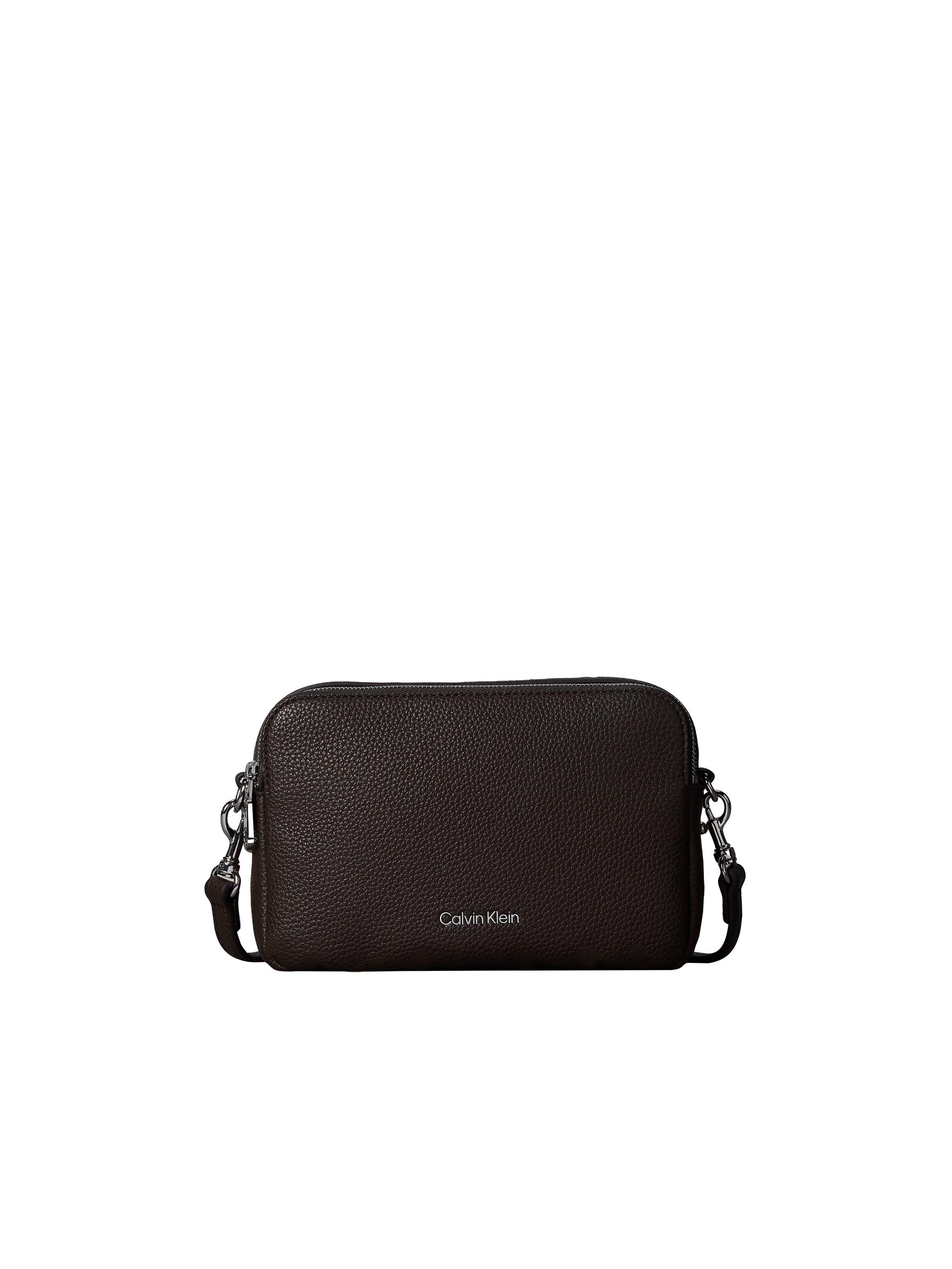 Calvin Klein Umhängetasche WEBBING 2X STRAP CAMERA BAG, Damen Schultertasche, Handtasche mit Logoschriftzügen