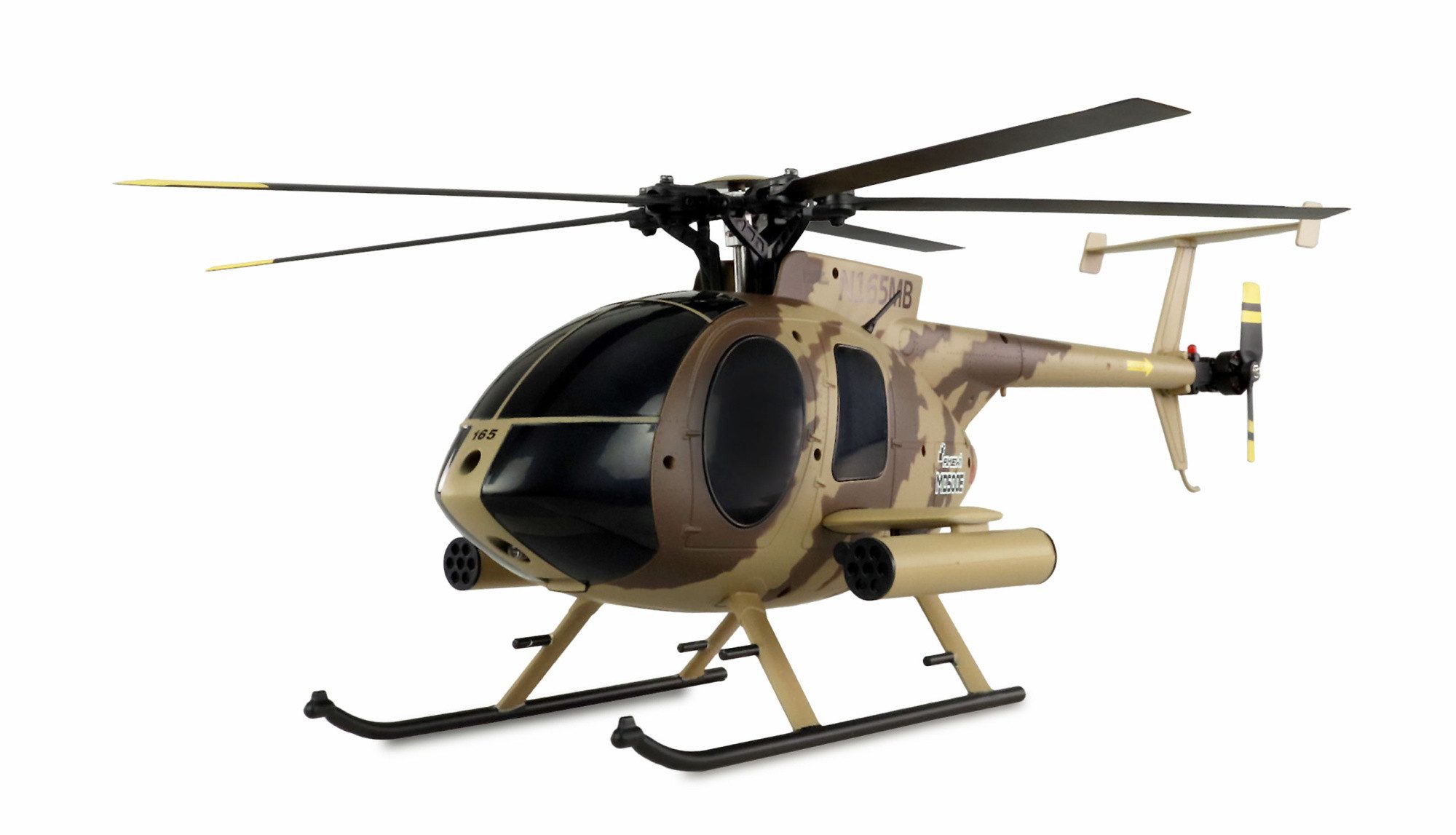 RC-Bagger Amewi RC Hubschrauber AFX MD500E Militär brushless 4-Kanal 325mm 6G RT