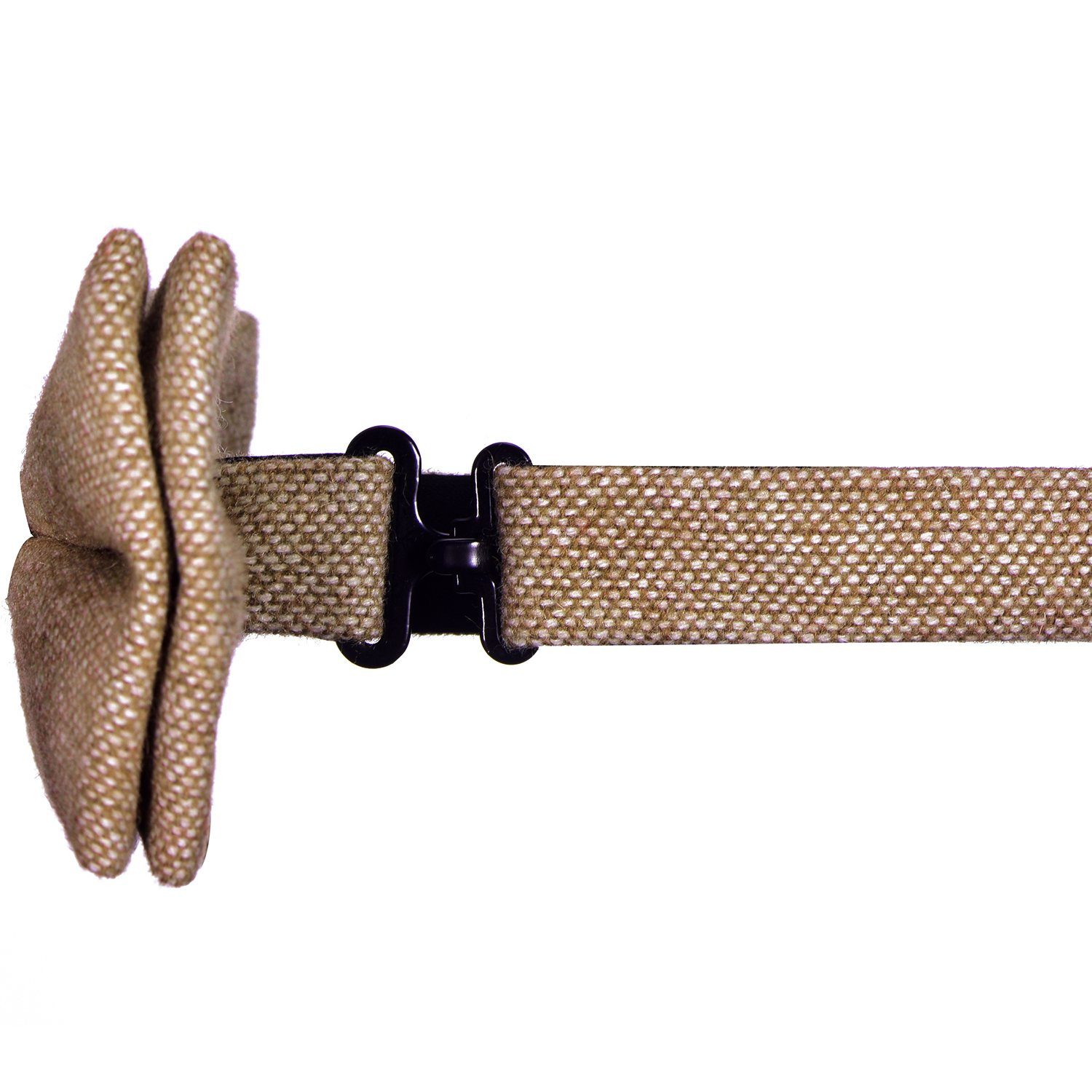 DonDon Fliege DonDon Herren Fliege 12 x 6 cm Baumwolle (Packung, 1-St., 1x Herrenfliege) bereits gebunden, verstellbar, Tweedlook