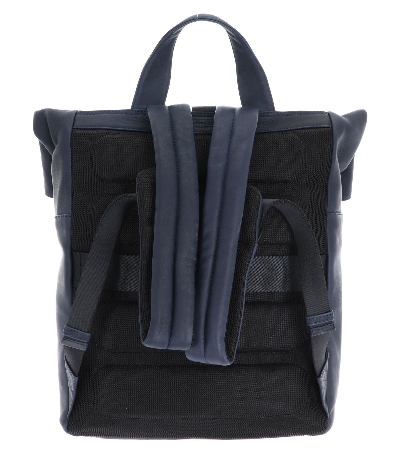 Leonhard Heyden Rucksack Rucksack Rolltop 6758 (Set, 2-tlg), aus echtem Rindsleder