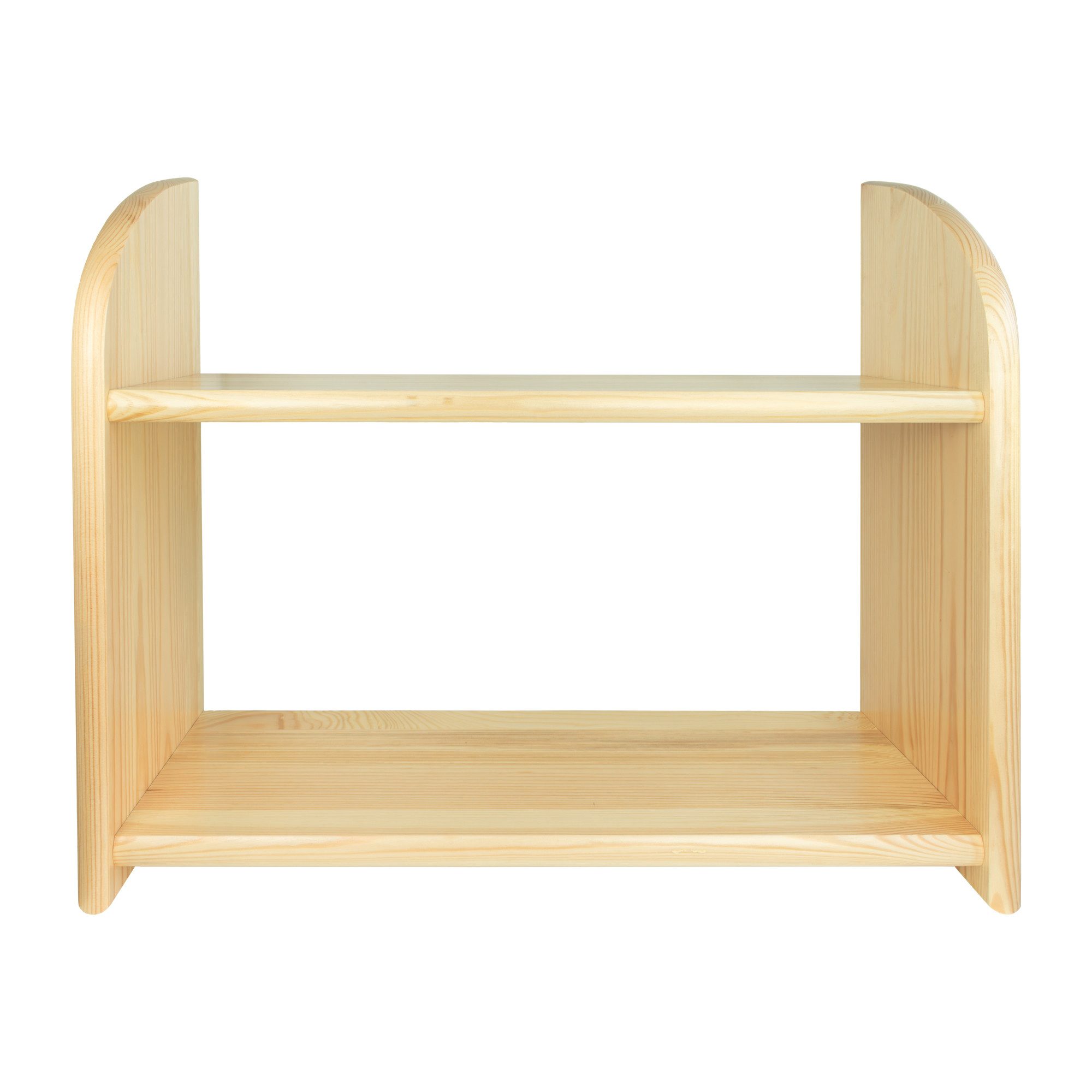 Prima-Online Wandregal Wandregal Hängeregal Bücherregal 2 Etage Kiefer Regal 60, 90 cm