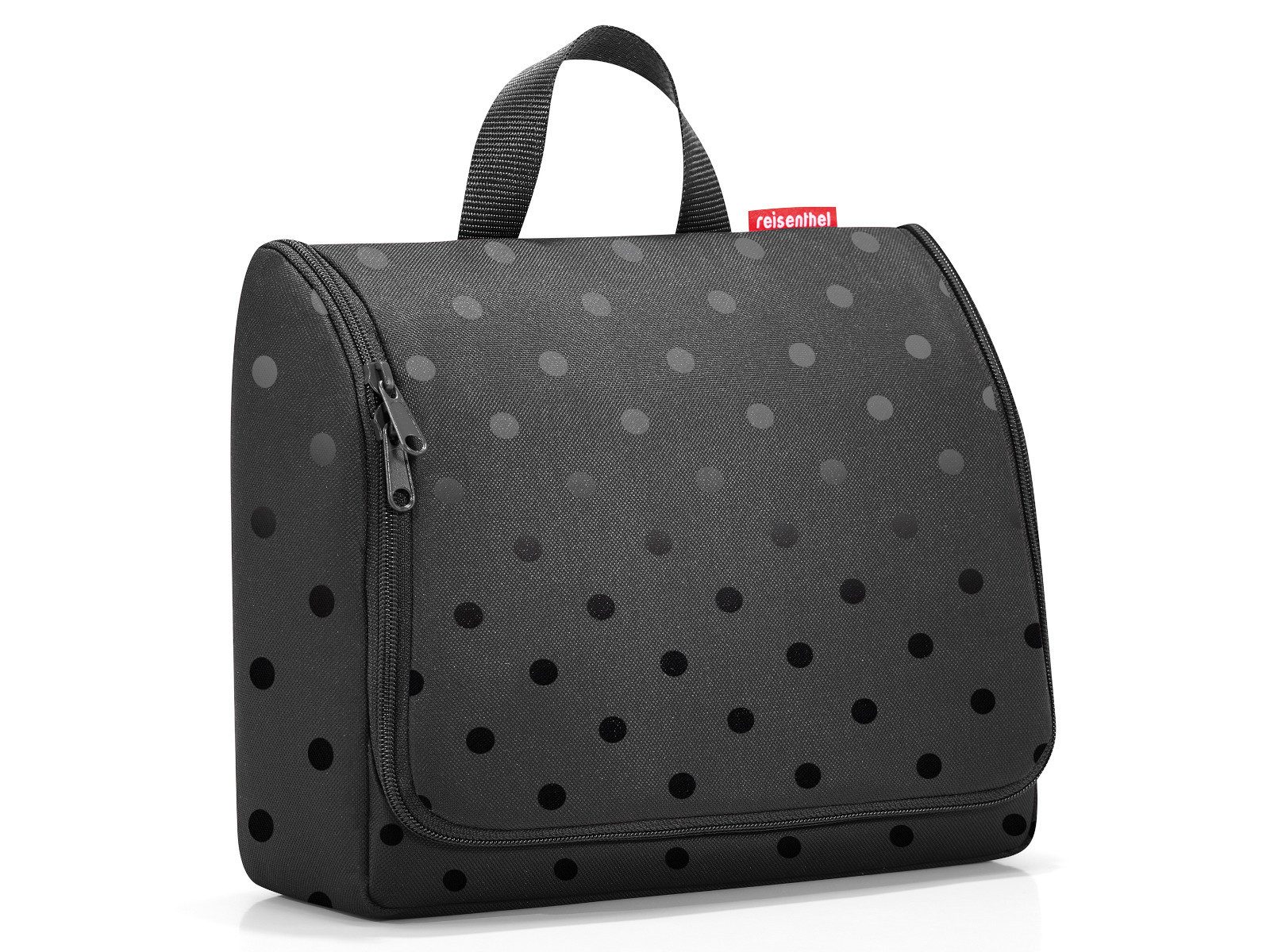 REISENTHEL® Einkaufsshopper toiletbag XL glossy dots black günstig online kaufen