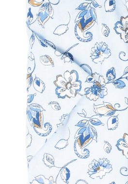 MARVELIS Kurzarmhemd Kurzarmhemd - Modern Fit - Florales Muster - Bleu