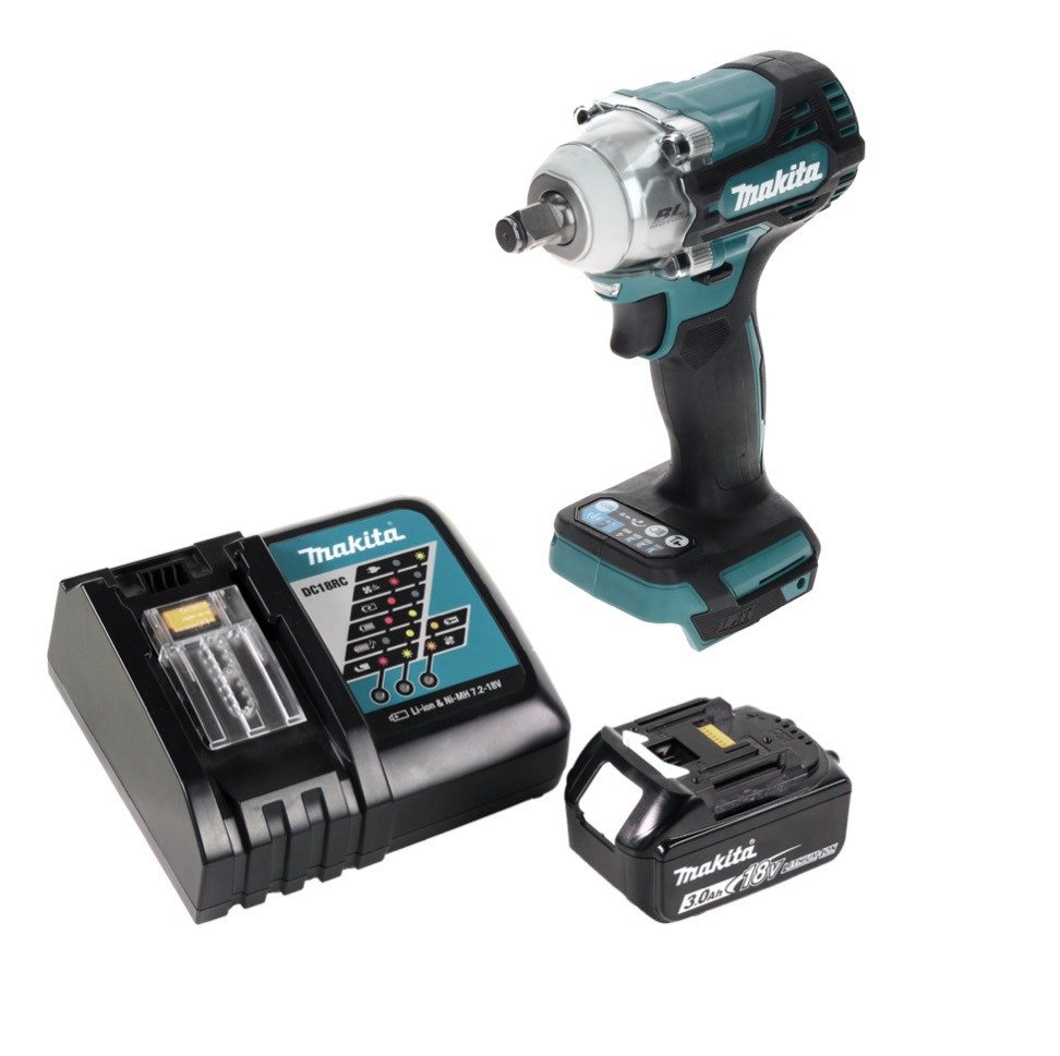 Thumbnail - Makita Akku-Schlagschrauber DTW 300 RF1 Akku Schlagschrauber 18 V 330 Nm 1/2" Brushless + 1x Akku