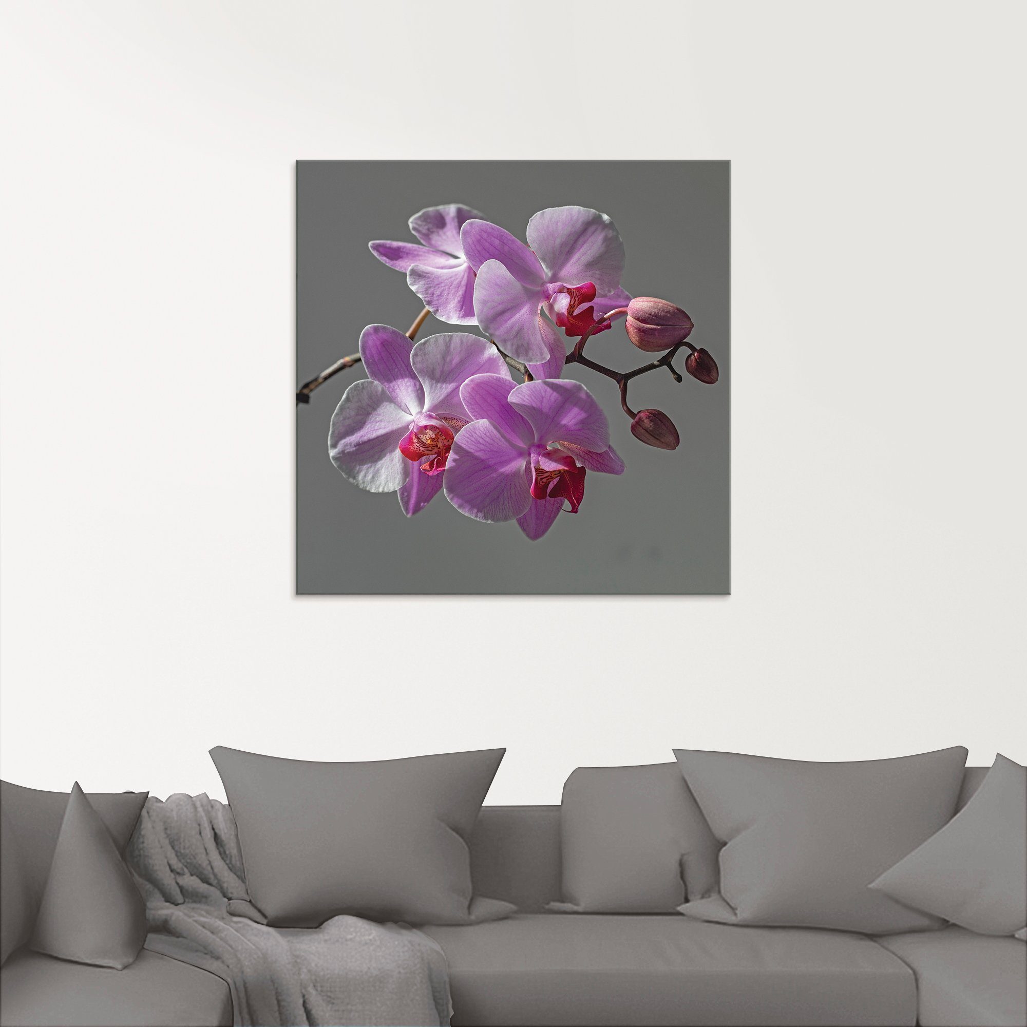 Artland Glasbild Orchideentraum, Blumen Größen verschiedenen (1 in St)