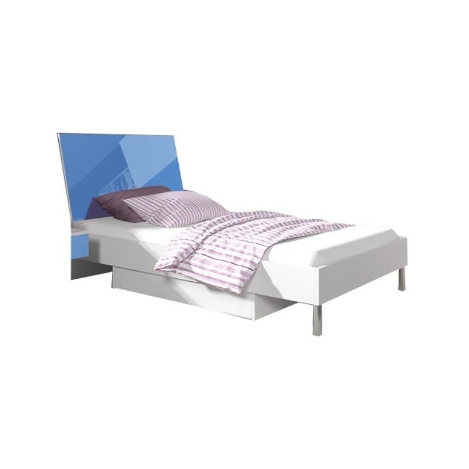 Xlmoebel Jugendzimmer-Set Blaues Jugendzimmer Set mit Schrank, Tisch und Bett, (5-tlg., Schlafzimmer-Set), Hergestellt in Europa
