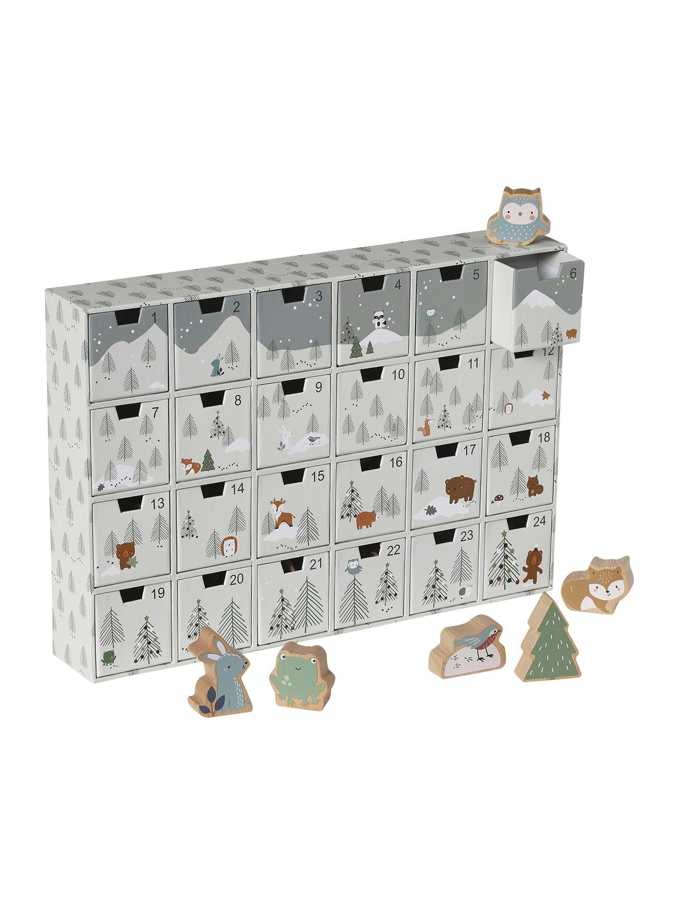 vertbaudet Adventskalender Kinder Adventskalender mit Spielzeug aus Holz FS günstig online kaufen