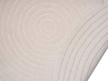 Teppich Santo Plus hochwertiger Teppich, the carpet, Rund, Höhe: 5 mm, Boho-Style, Pflegeleicht, 3D-Optik, wetterfest, Rund