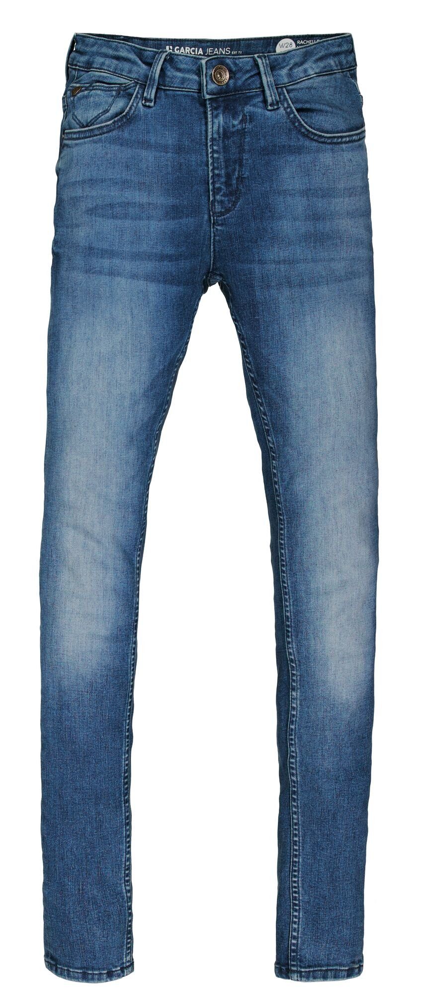 GARCIA JEANS Stretch-Jeans GARCIA used RACHELLE mid 279.8162 Denim Flow blue medium 
