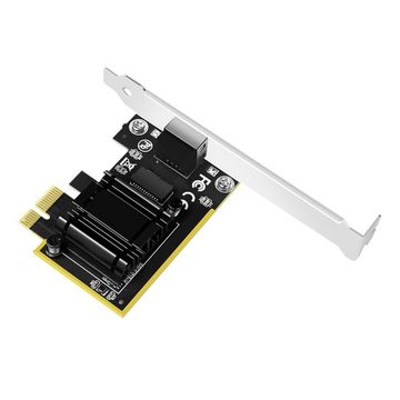 LogiLink 2,5 Gigabit PCI Express Netzwerk-Adapter, 1-Port, 2.5 GBit/s, Ethernet, schwarz/silber