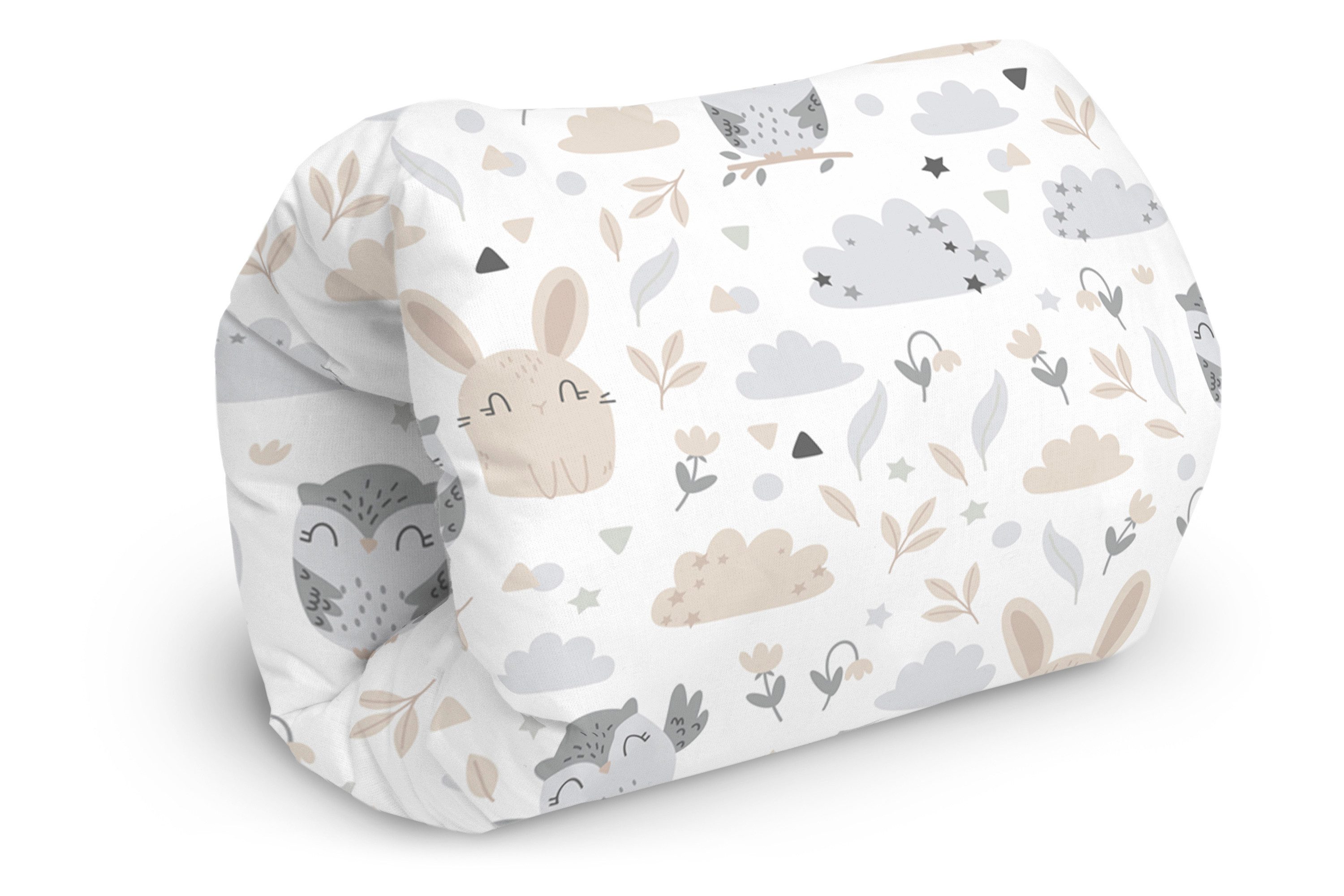 Amilian Stillkissen - kleines Arm Stillkissen - kleines Stillkissen für Baby, Hilfe beim Stillen - ca. 22 x 20 cm, Stillmuff - Muff für unterwegs, einfach über den Arm ziehen - Mini Stillkissen für unterwegs