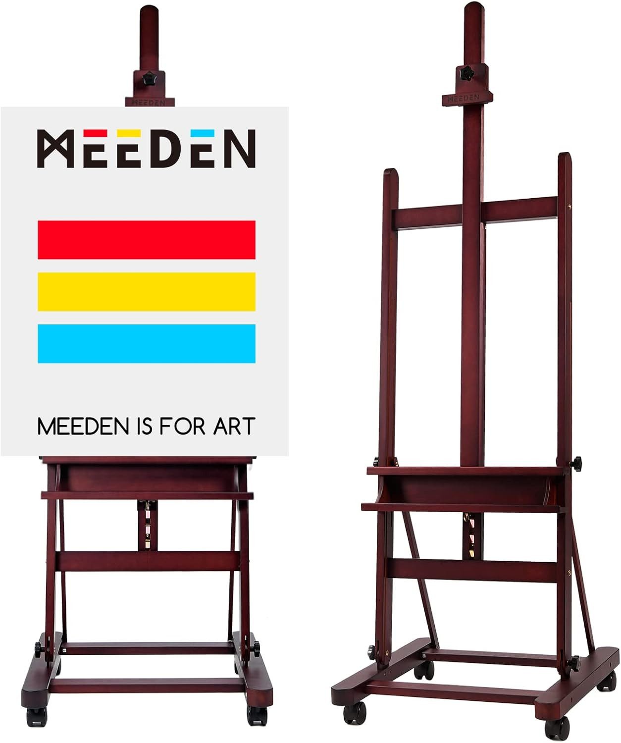 TSE Atelierstaffelei Meeden W02-HT - Verstellbare und kippbare Malstaffelei
