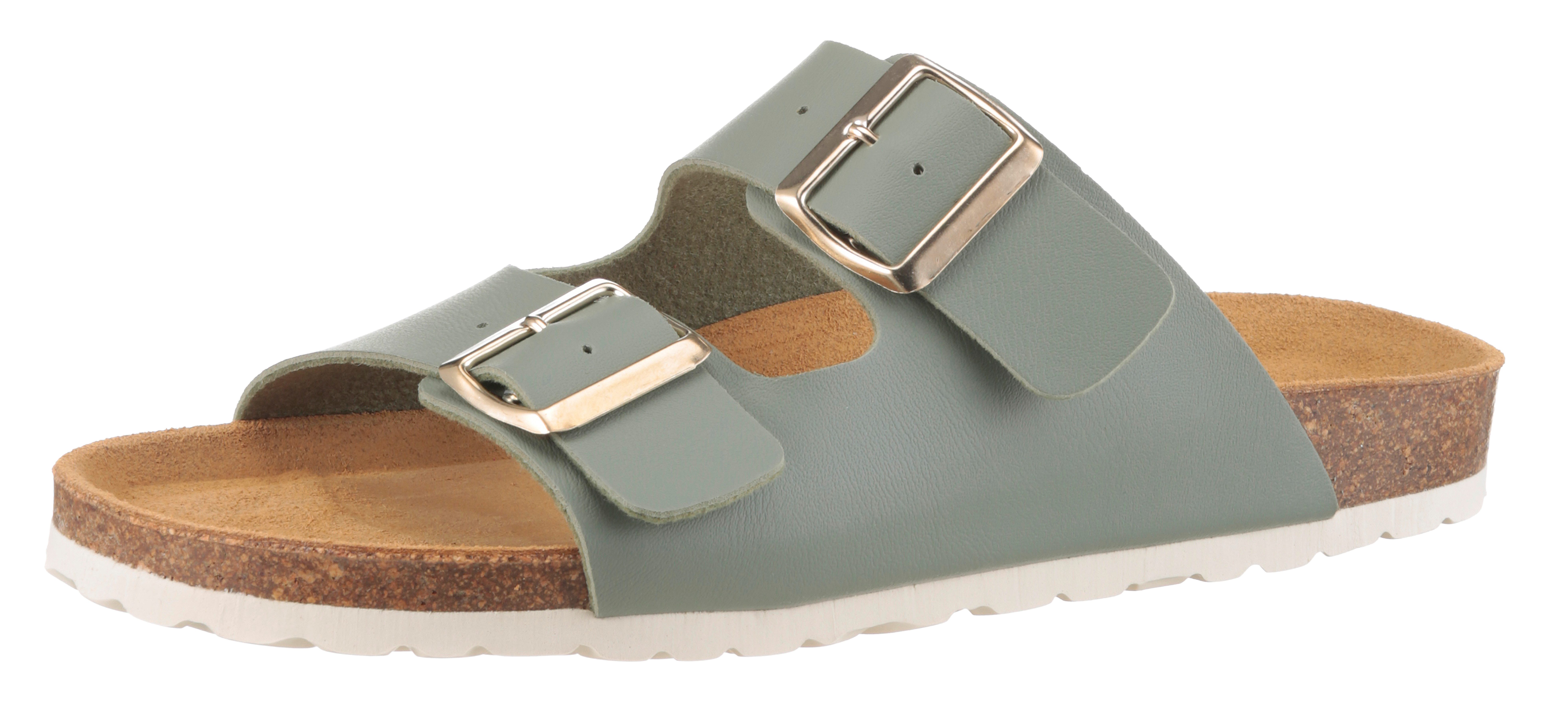 Aniston SHOES Pantolette Sommerschuh, Strandschuh mit gepolstertem Fußbett