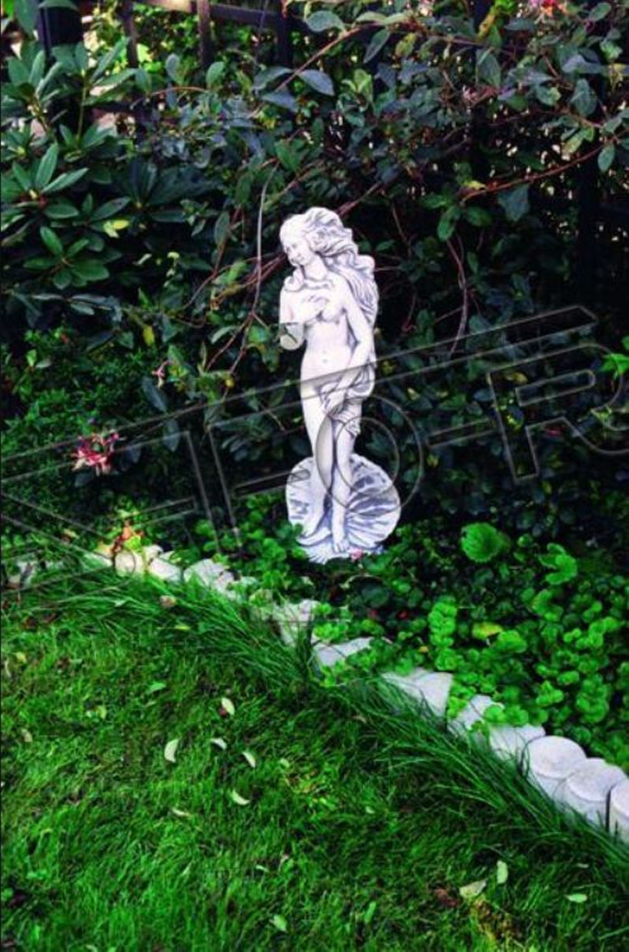 JVmoebel Skulptur Garten Dekoration Venus Figuren Deko Figur Statue Terrasse Stein