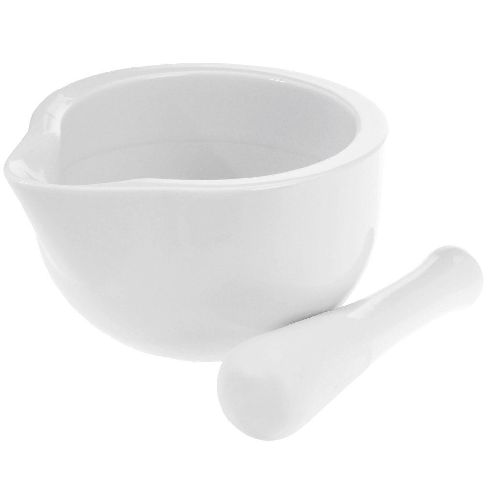Excellent Houseware Gewürzmühle Mörser & Stößel - aus Porzellan s. Beschreibung