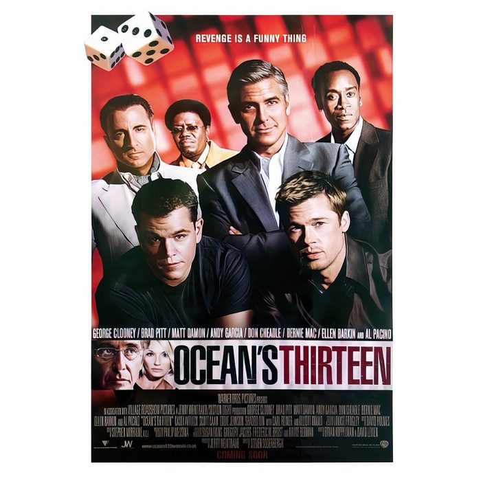 Close Up Poster Ocean's Thirteen Poster 68 x 98 cm