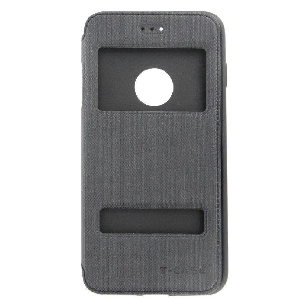 Handytasche Original Magnet Flip Handyhülle für iPhone 7/8 Plus Schwarz Schutz Tas (Flip Cover)