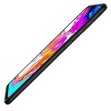 CoolGadget Handyhülle Black Series Handy Hülle für Samsung Galaxy A70 6,7 Zoll, Edle Silikon Schlicht Robust Schutzhülle für Samsung A70 Hülle