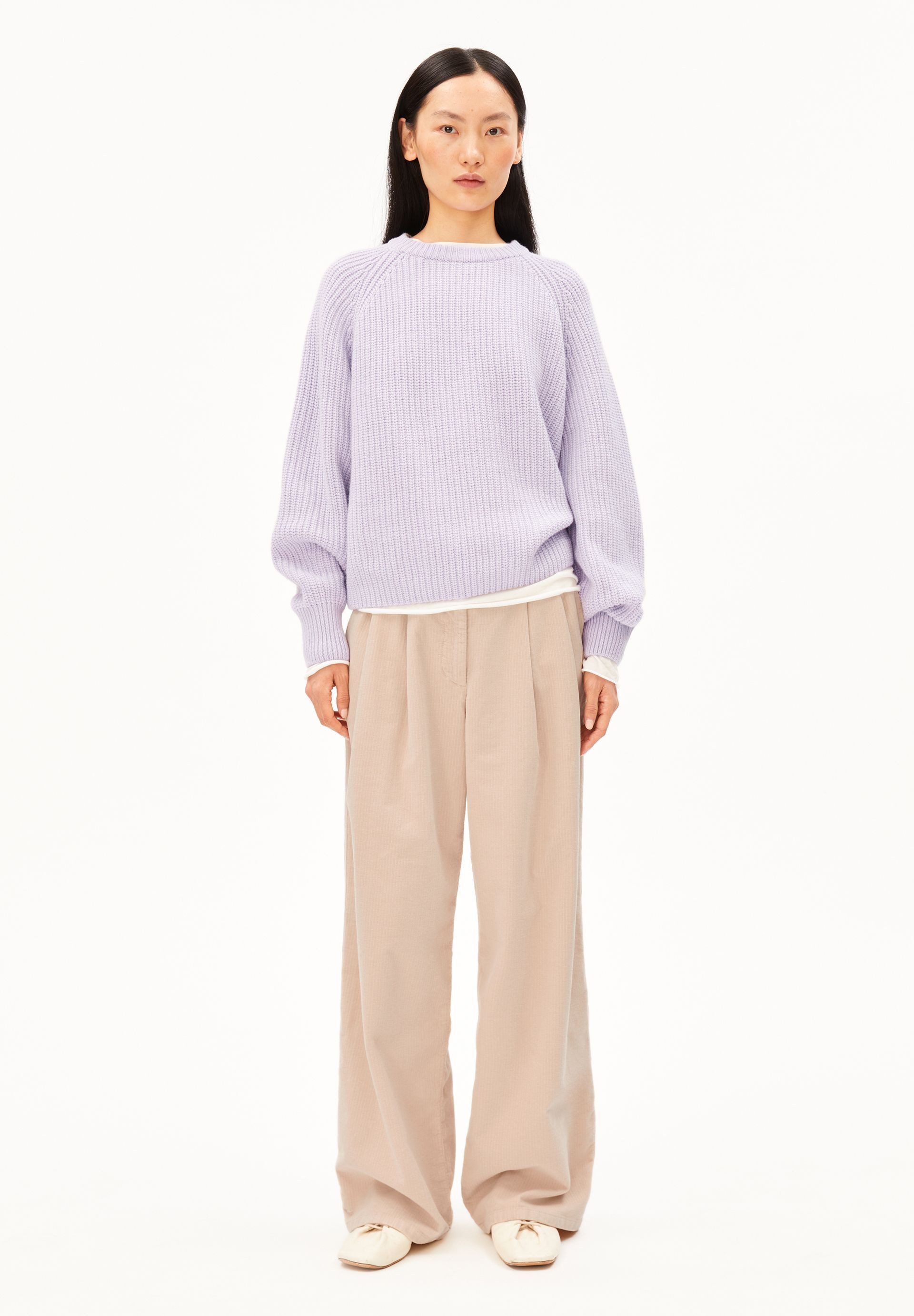 Armedangels Strickpullover KAAGI Pullover aus Bio-Woll Mix Loose Fit