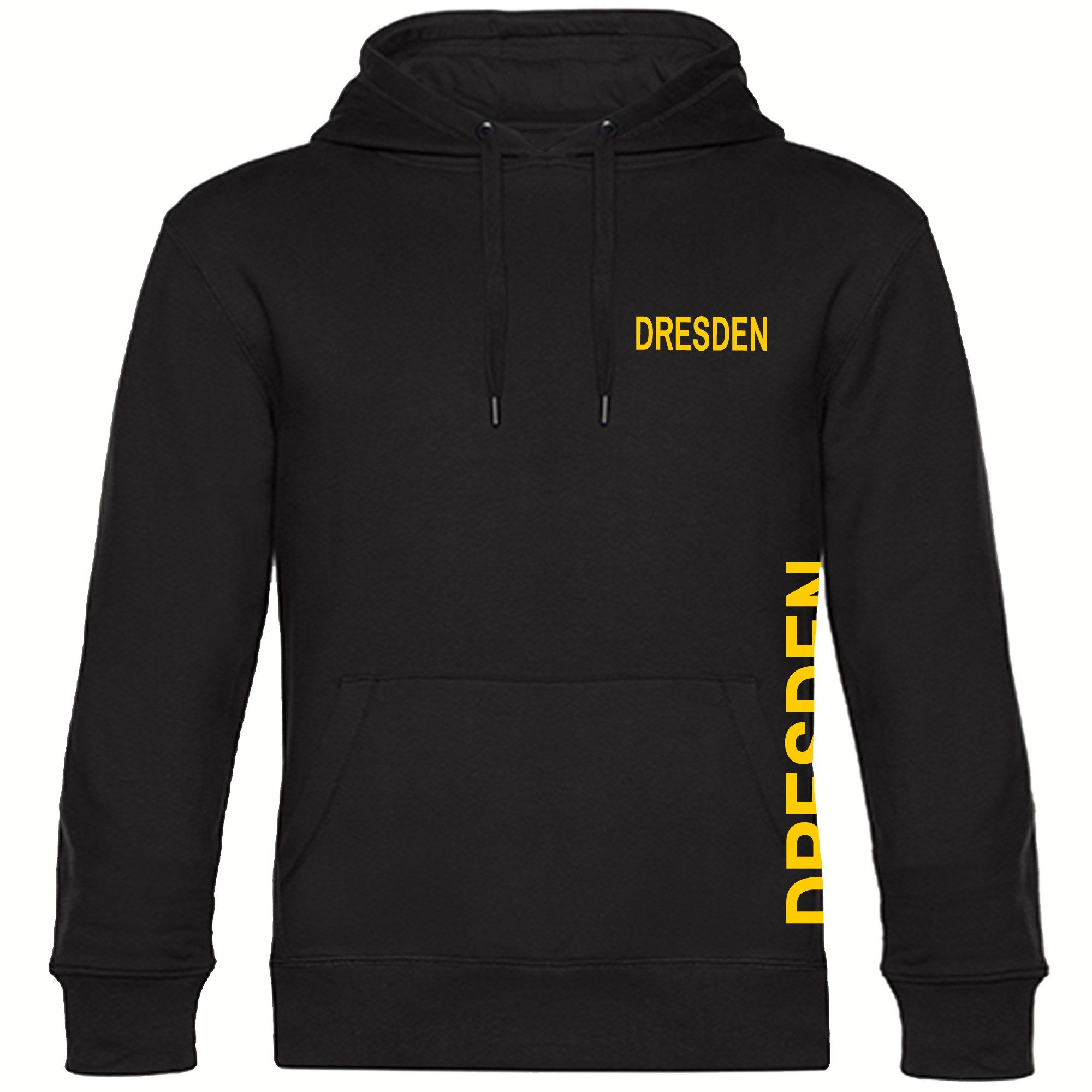 multifanshop Kapuzensweatshirt Dresden - Brust & Seite - Hoodie günstig online kaufen