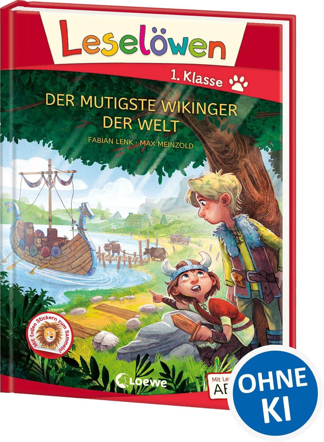 Leselöwen 1. Klasse - Der mutigste Wikinger der Welt (Großbuchstabenau / Fabian Lenk