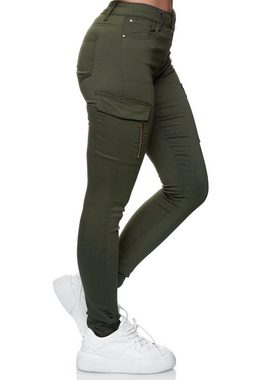 Elara Cargohose Elara Damen Cargo Jeans (1-tlg)