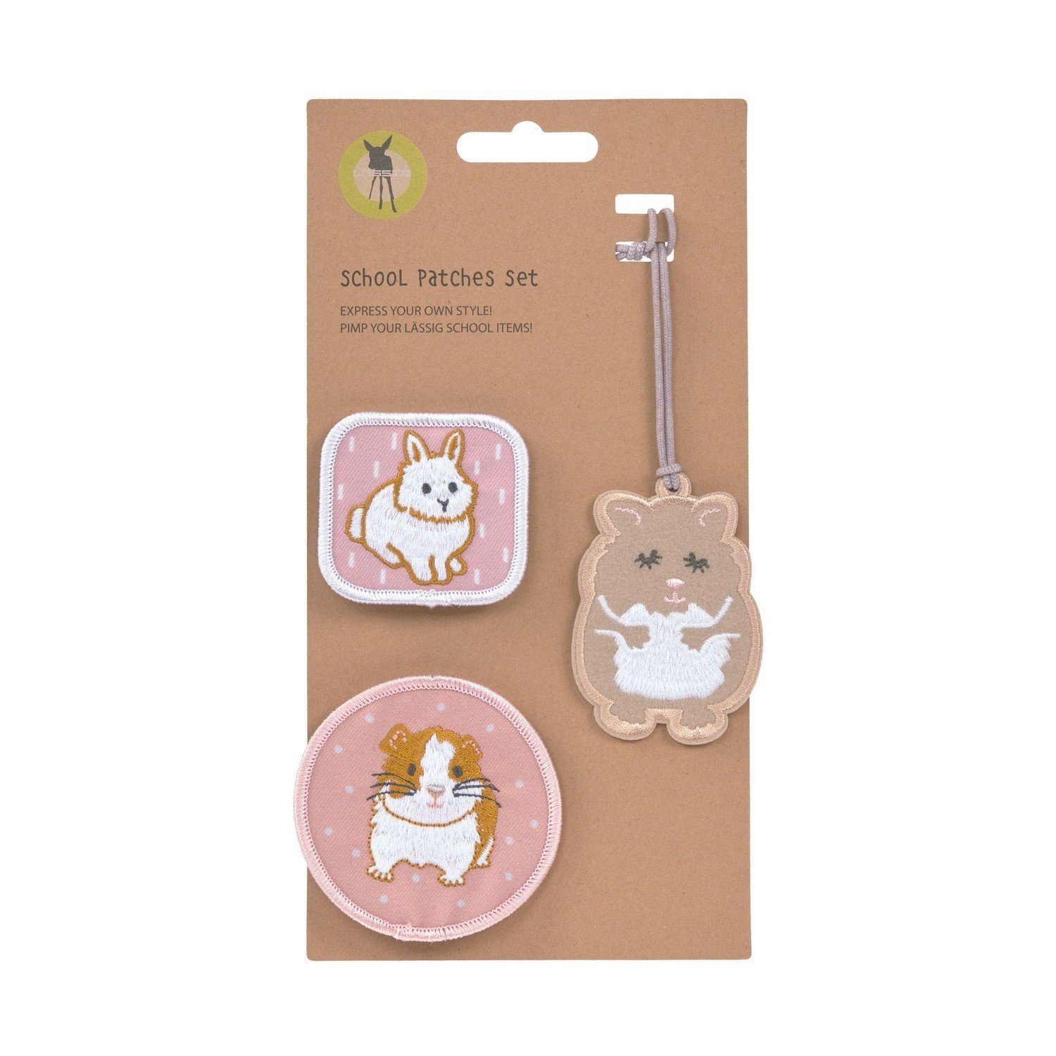 LÄSSIG Schulranzen Patches 3-tlg. Cuddly Pet