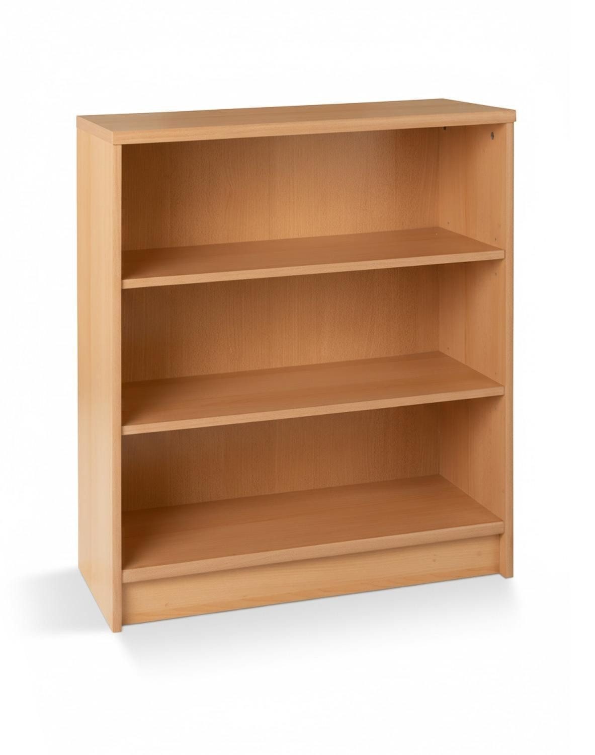 Regal Bücherregal OPTIMUS, B 72 cm, H 86 cm, braun Buchedekor, 2 höhenverstellbare Einlegeböden
