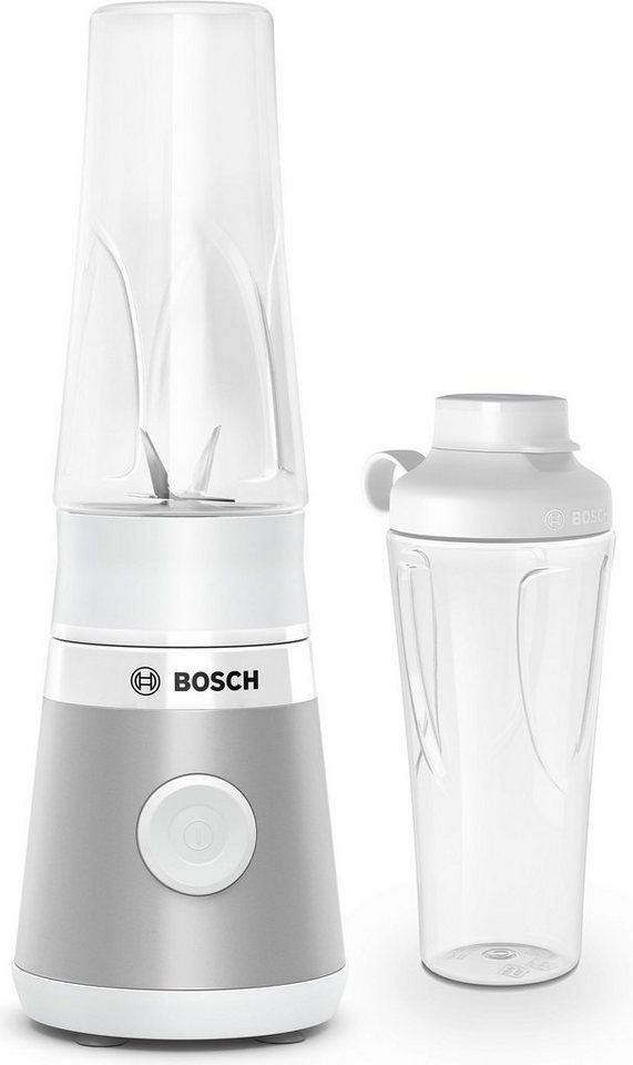 BOSCH und 450 auslauf- Mixergebnisse: Smoothies, Mini, TritanFlasche geforene Trinkdeckel Serie 2, Früchte Standmixer VitaPower MMB2111T 40.000 0,6L, Optimale W, bruchsicher, rpm,