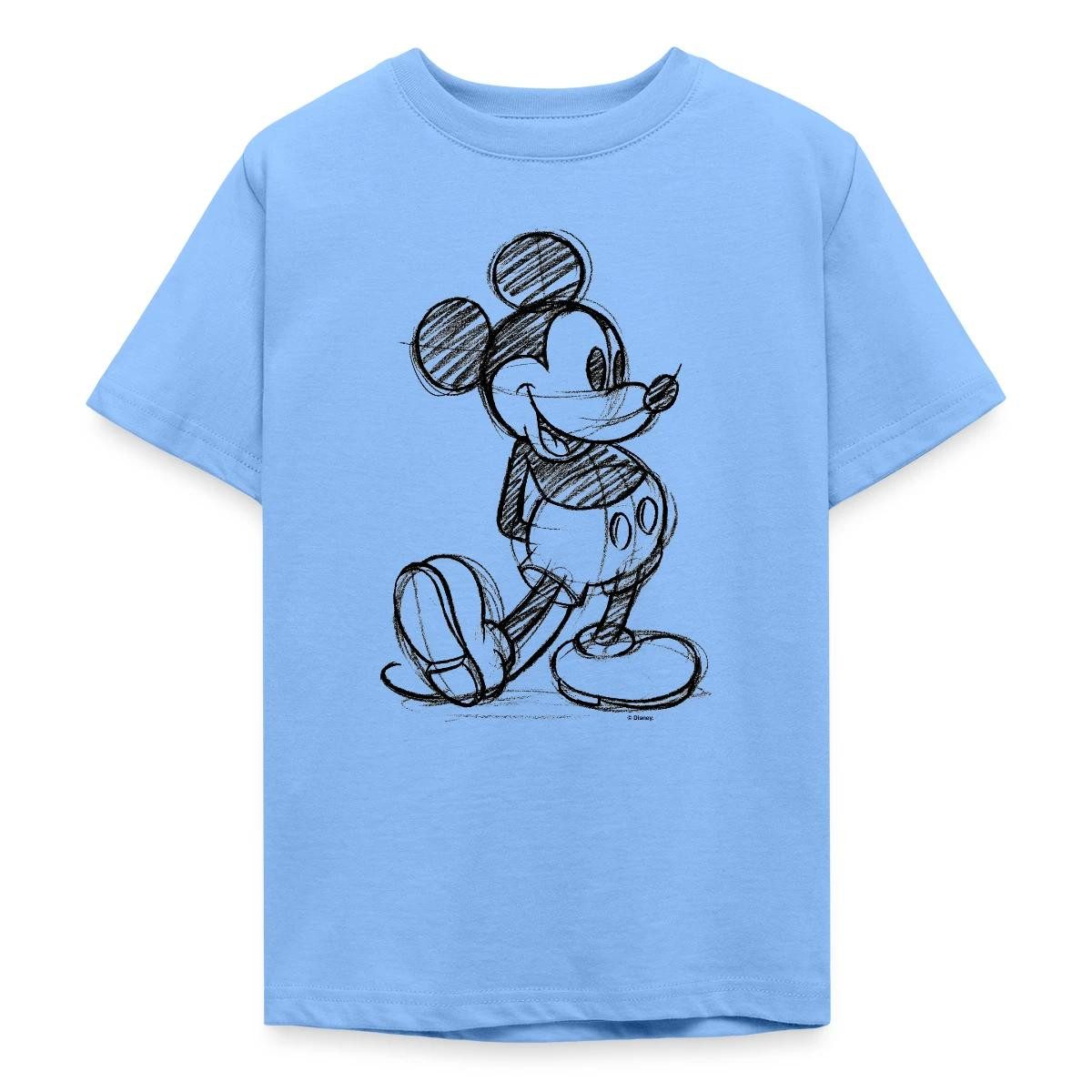 T-Shirt Mickey & Minnie Zeichnung Teenager T-Shirt