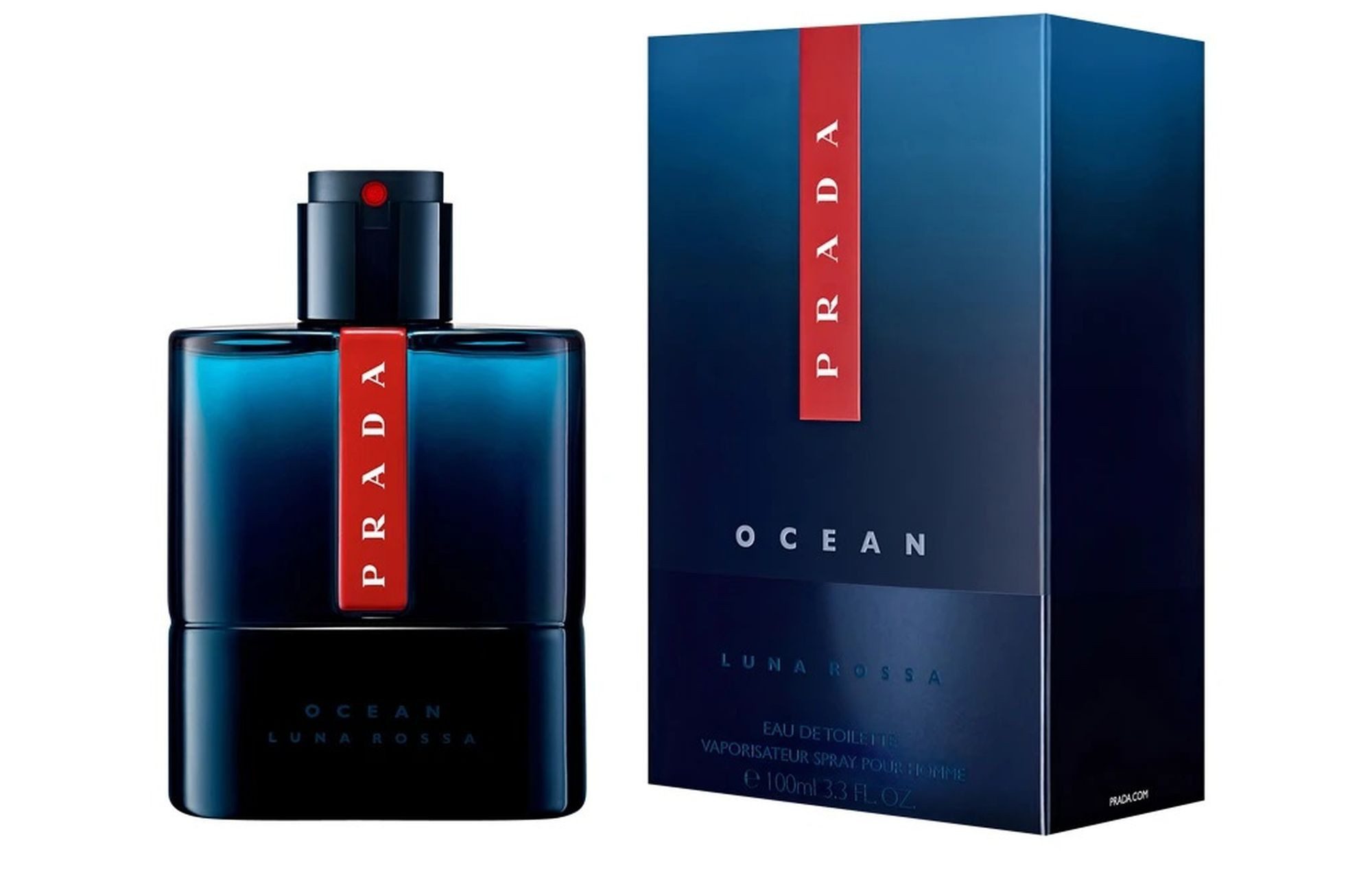 PRADA Eau de Toilette Luna Rossa Ocean Männer EDT Spray, PRADA, Herrenparfüm, Glasflakon, Herrenduft
