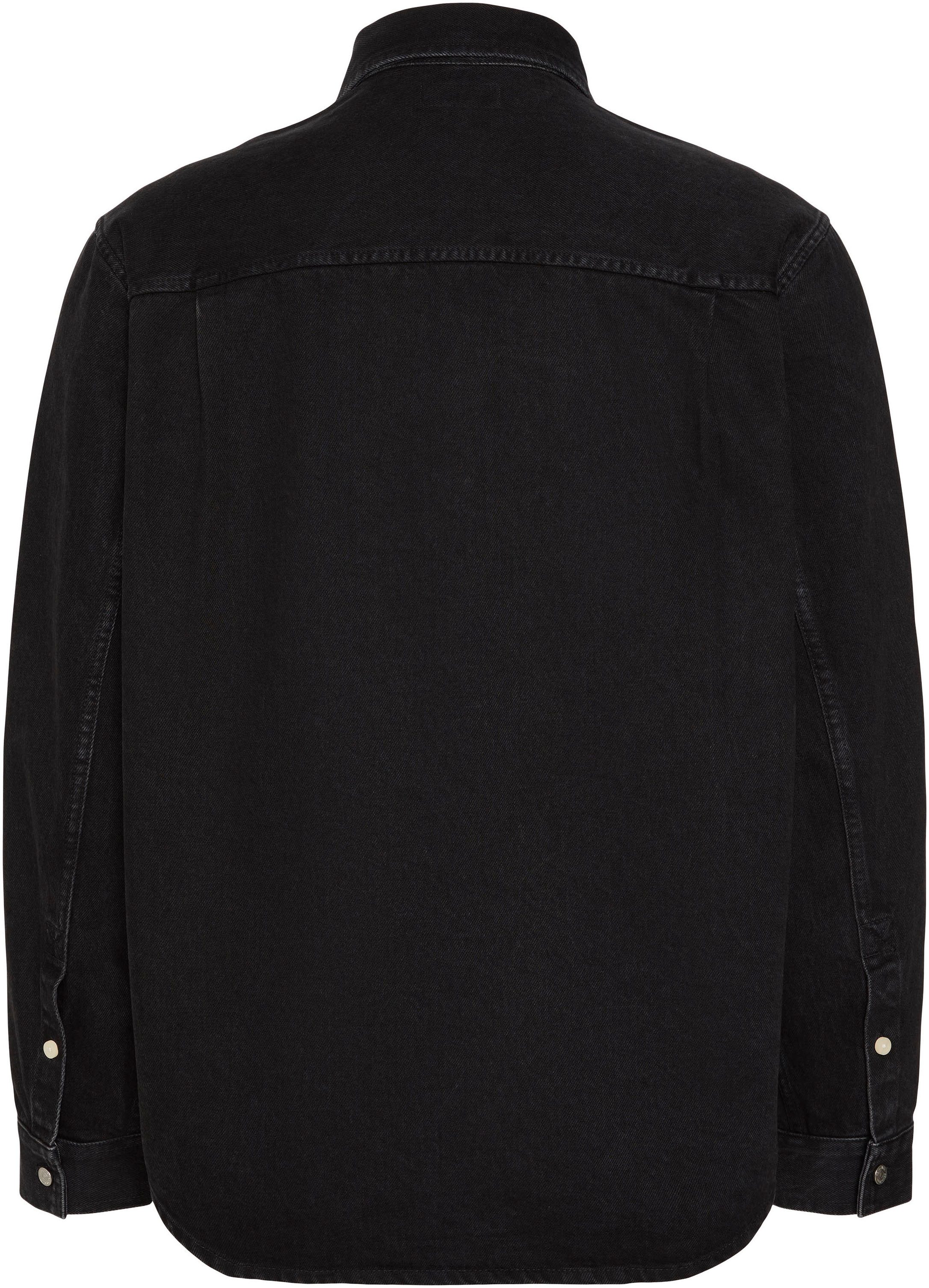 Calvin Klein Jeans Jeanshemd 90S BLACK STONE Regular fit mit aufgesetzten Brusttaschen