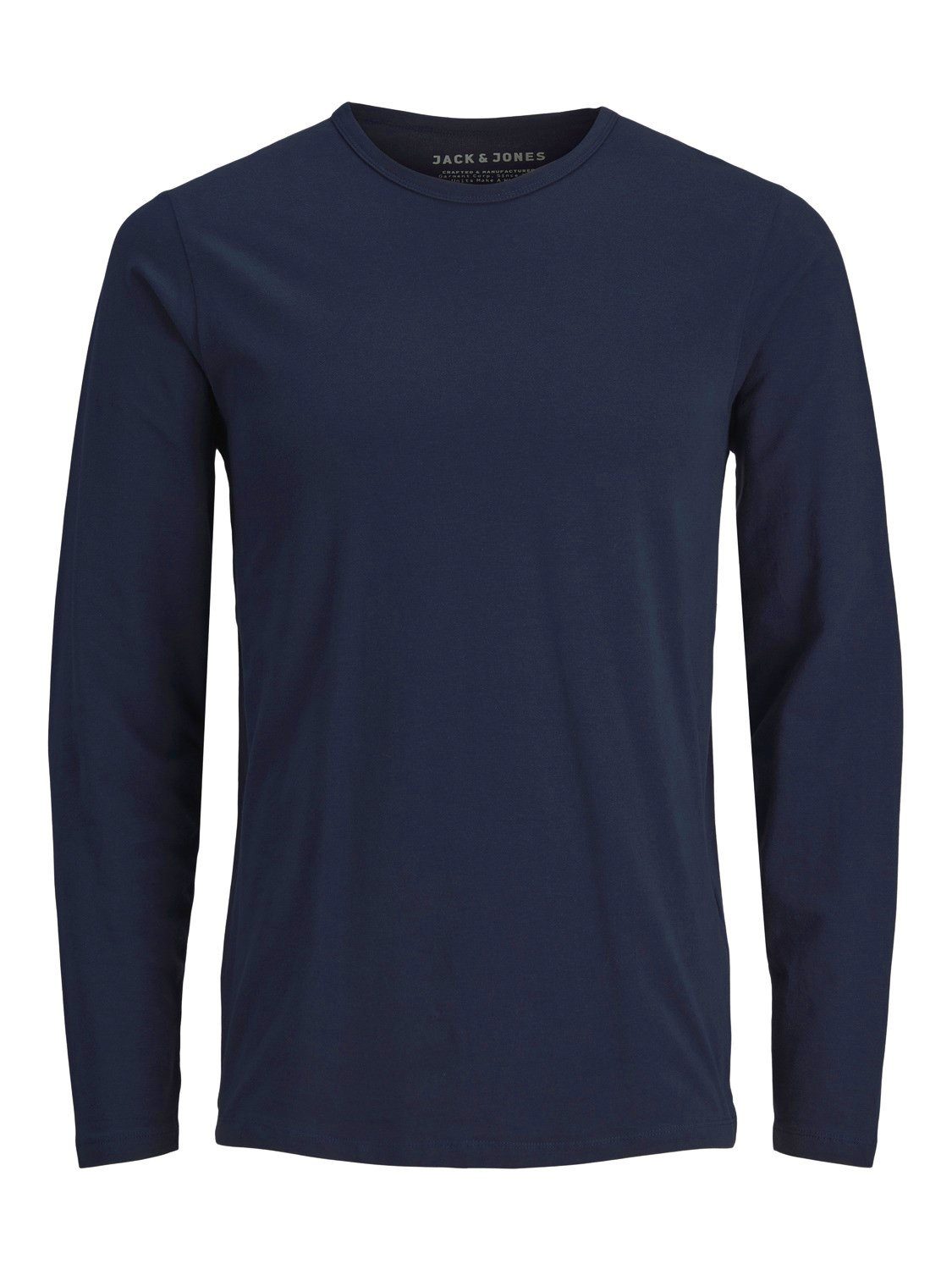 Jack & Jones Longsleeve »3744« (Rundhals, slim fit) Herren Jack & Jones  Basic Longsleeve Dünnes Jersey Shirt Pullover JJEBASIC online kaufen | OTTO