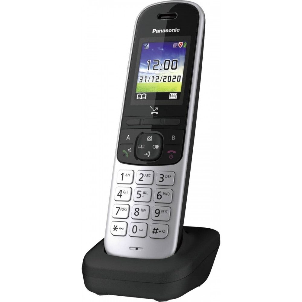 Panasonic Panasonic KX-TGHA71GS Schwarz DECT-Telefon Kabelgebundenes Telefon (DECT)