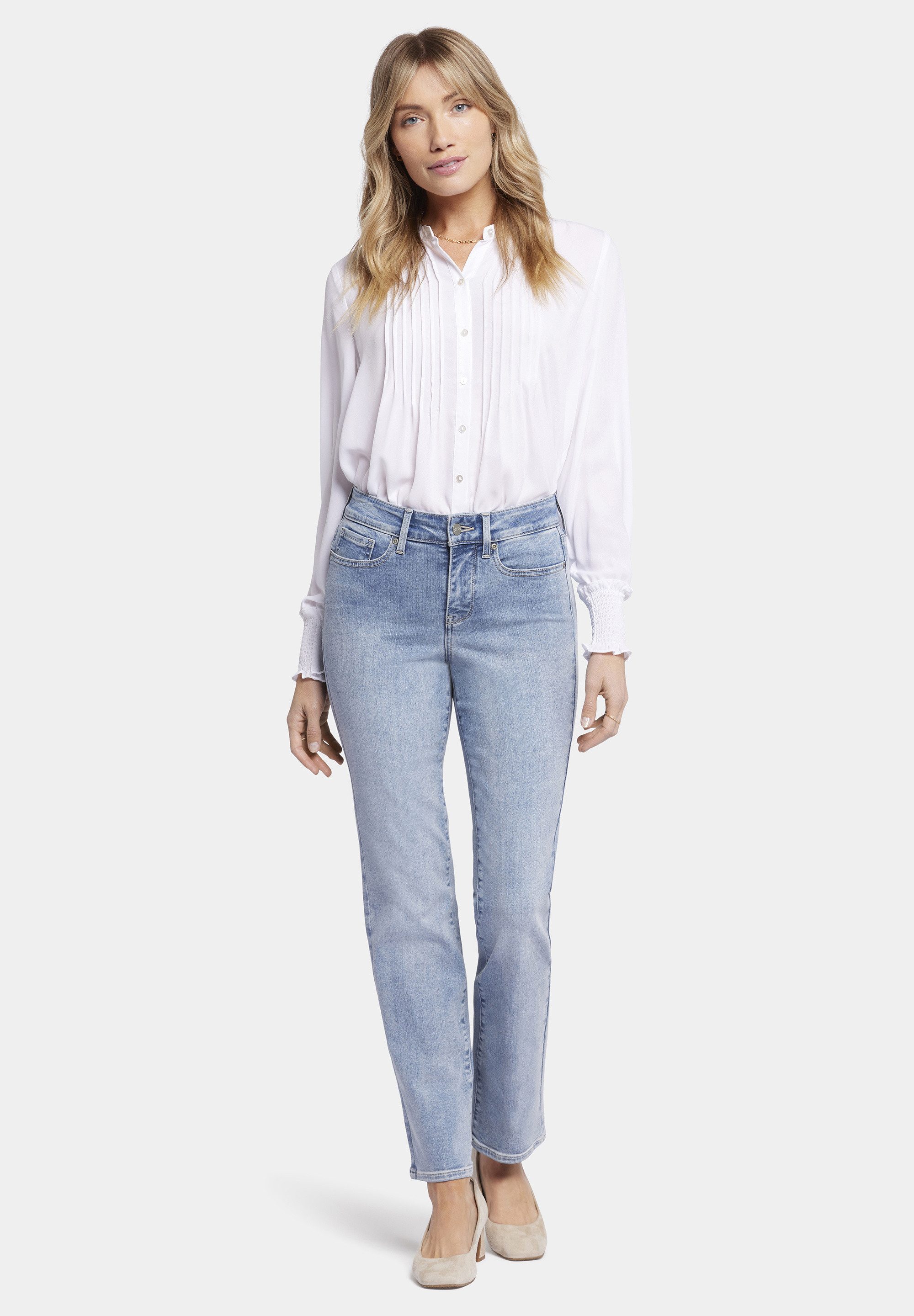 NYDJ Straight-Jeans Ellison Straight Schlankmachende Passform