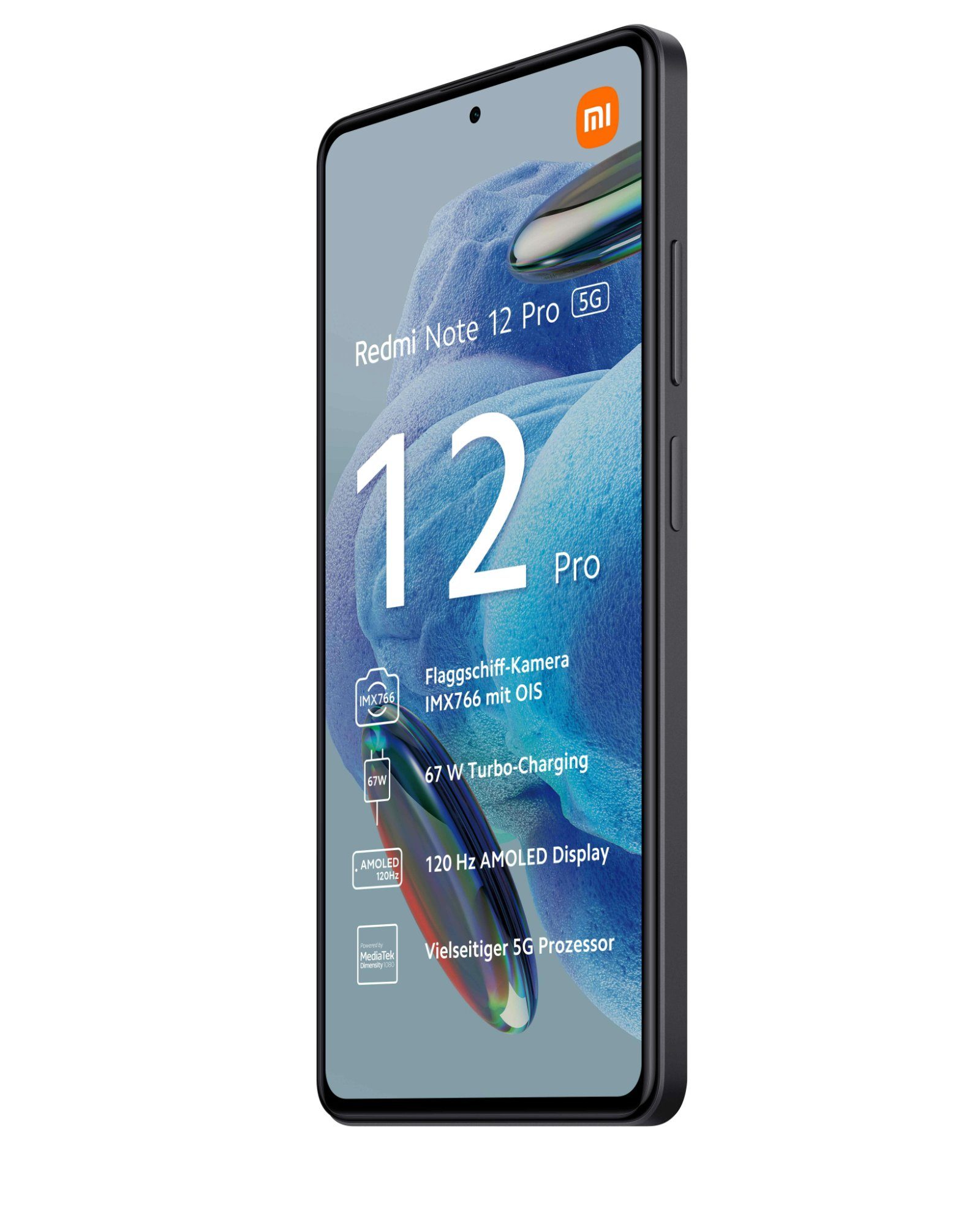 Xiaomi Redmi Note 12 Pro 5G Smartphone (16,94 cm/6.67 Zoll, 50 MP Kamera, 120Hz, Dolby Vision, TurboCharge)