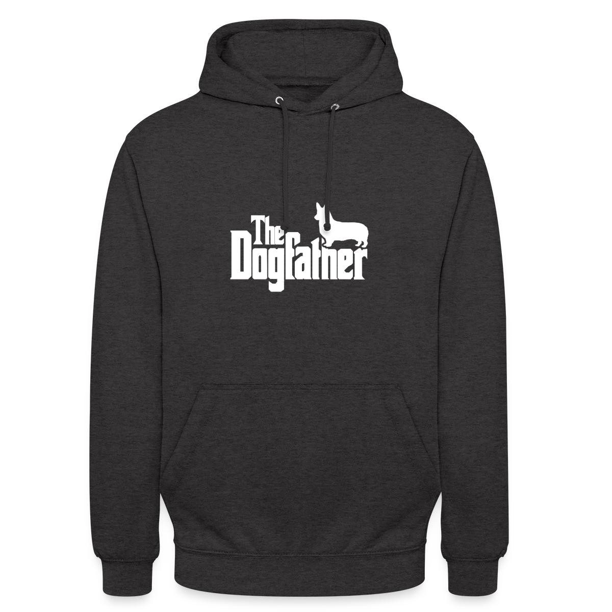 Hoodie The Dogfather, Corgi Unisex Hoodie