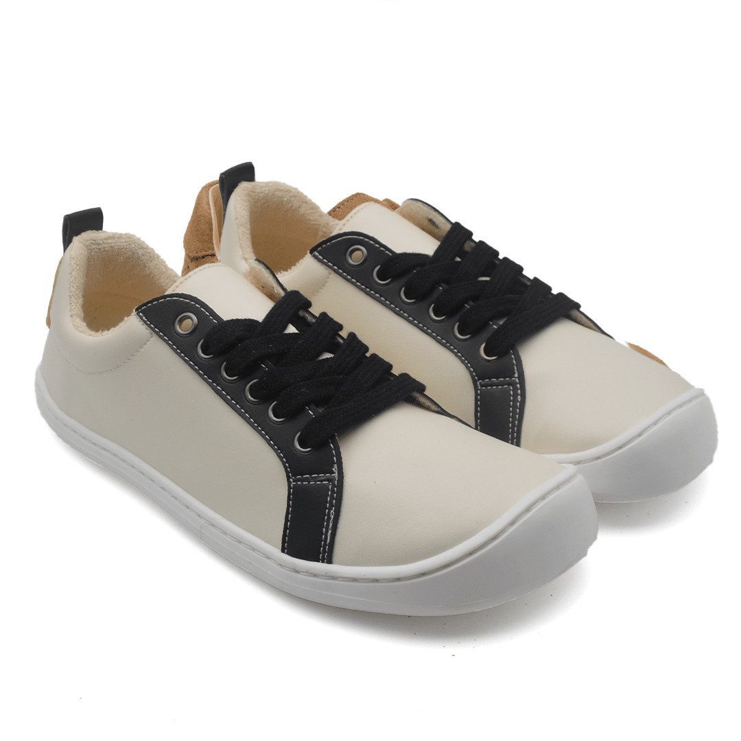 POLOLO Plus Erwachsenen Barfußschuh aus Kaktuslederimitat, veganer Barfußschuh gefüttert mit Bio-Baumwolle